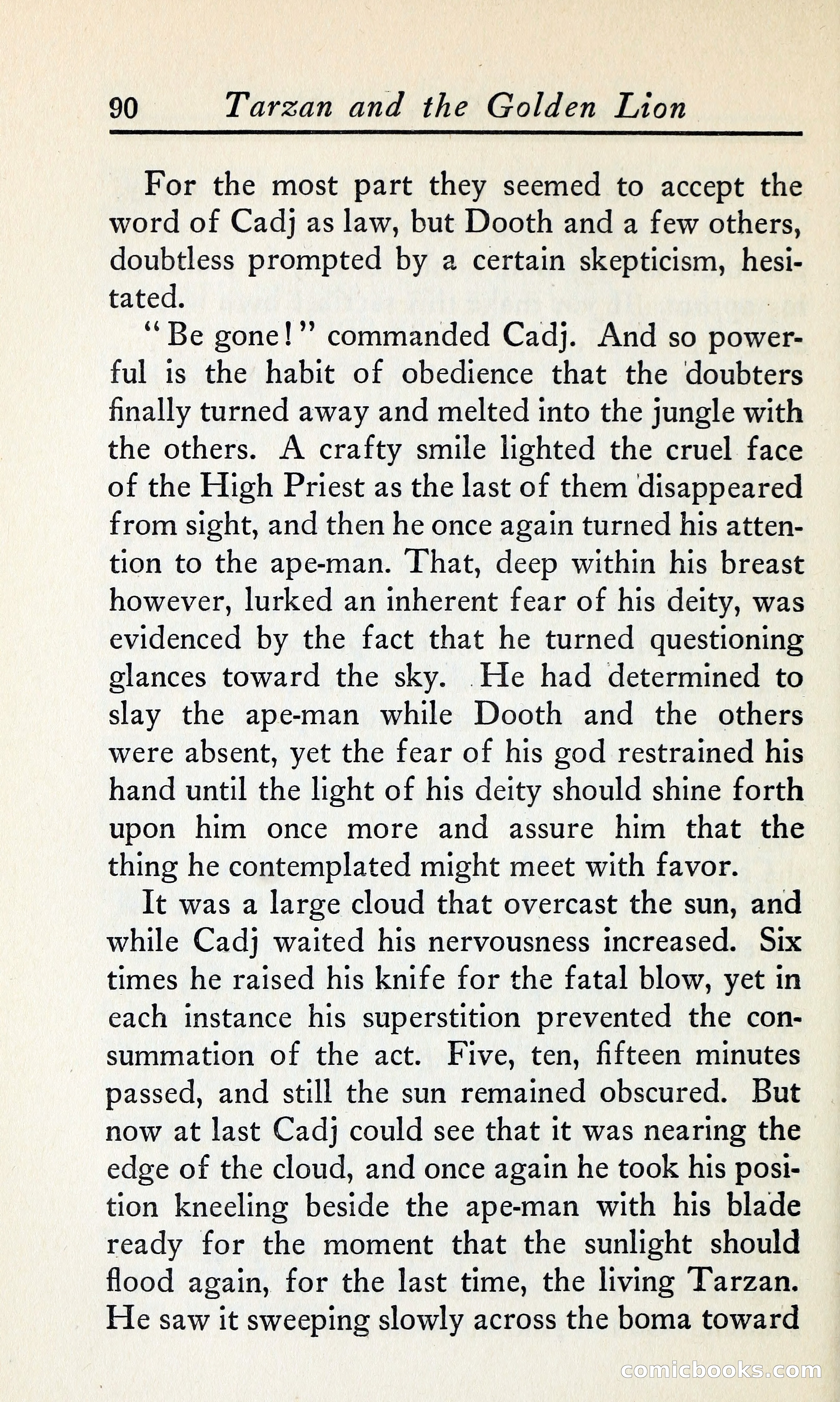 Tarzan and the Golden Lion — page 109 of 369