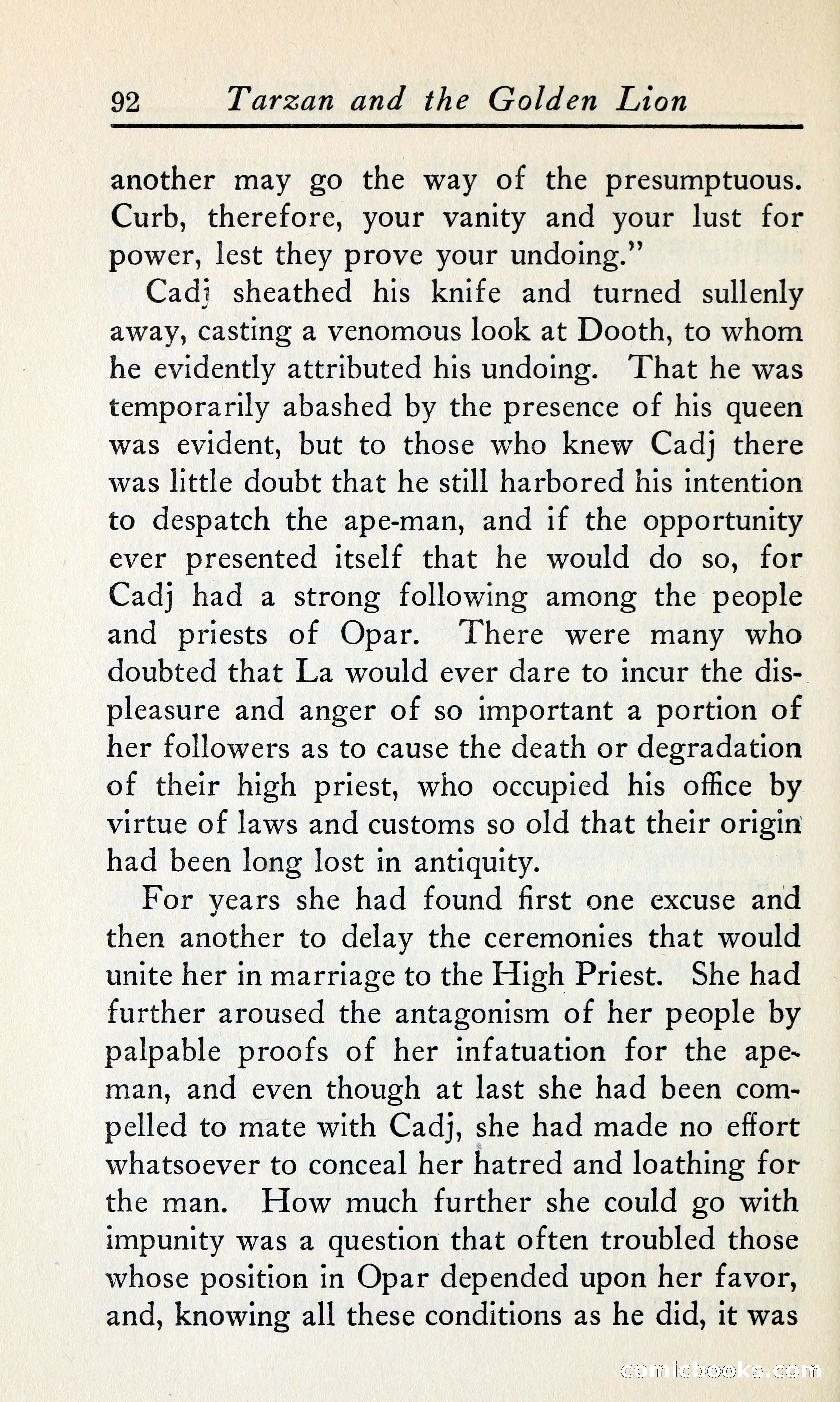 Tarzan and the Golden Lion — page 111 of 369