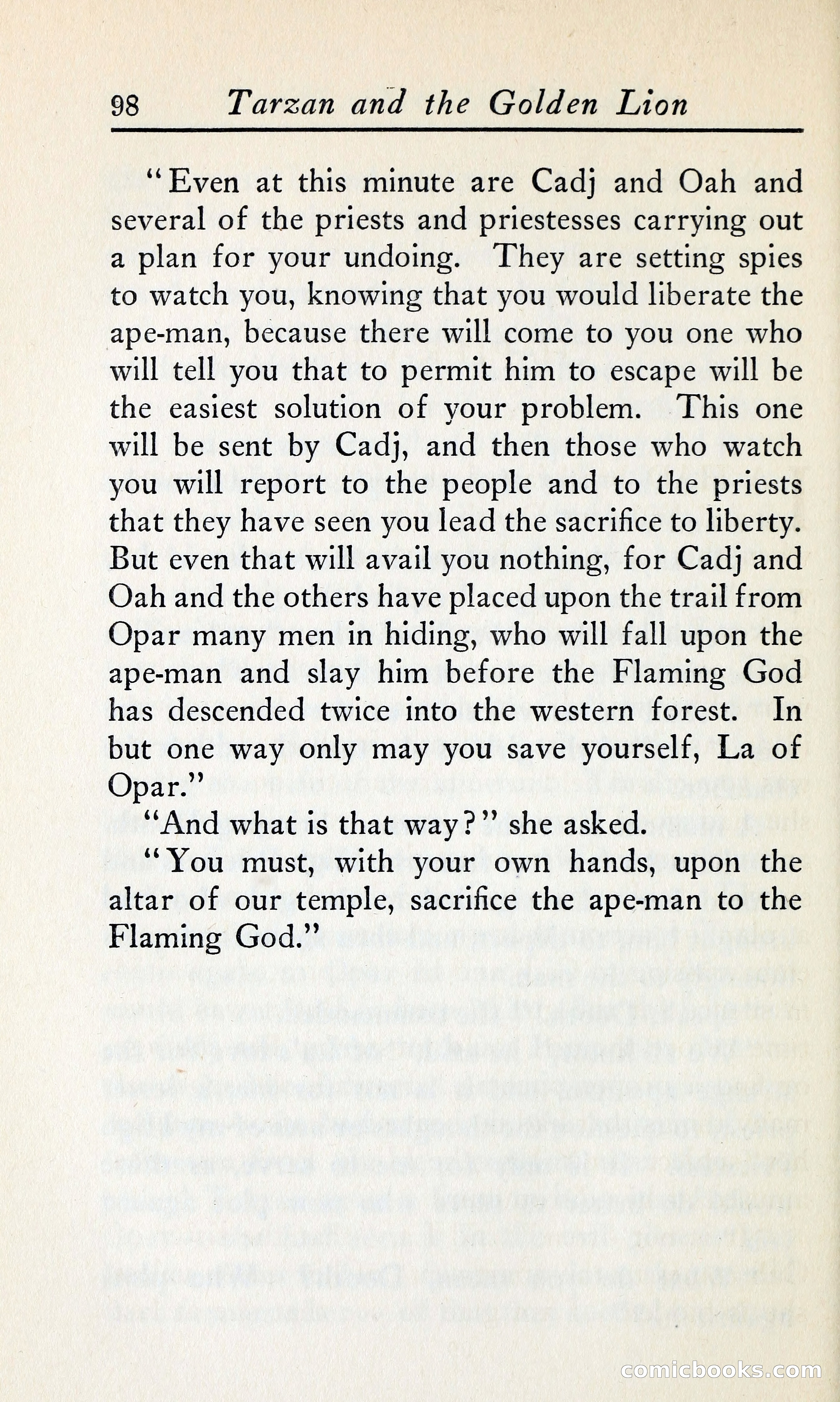 Tarzan and the Golden Lion — page 117 of 369