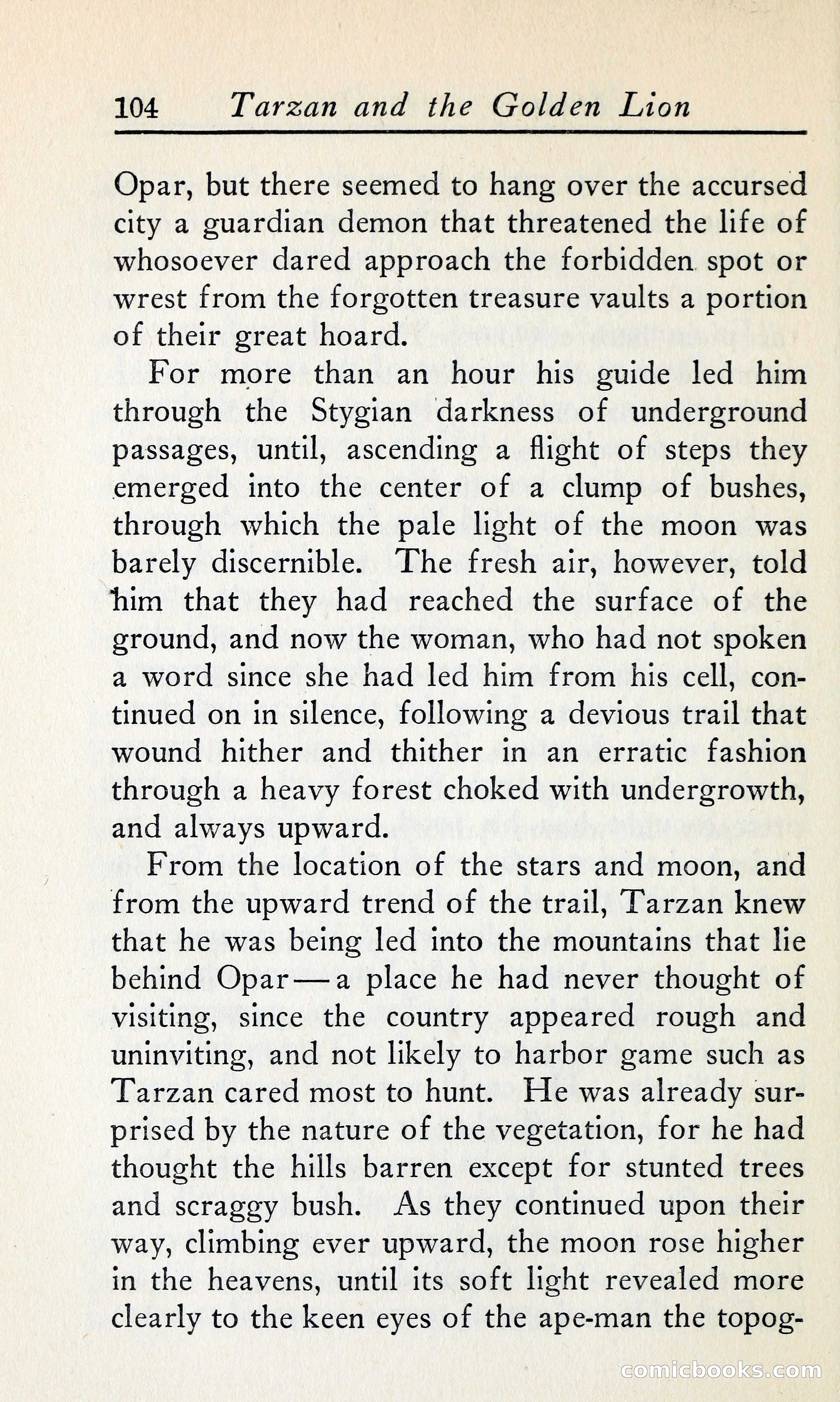 Tarzan and the Golden Lion — page 125 of 369