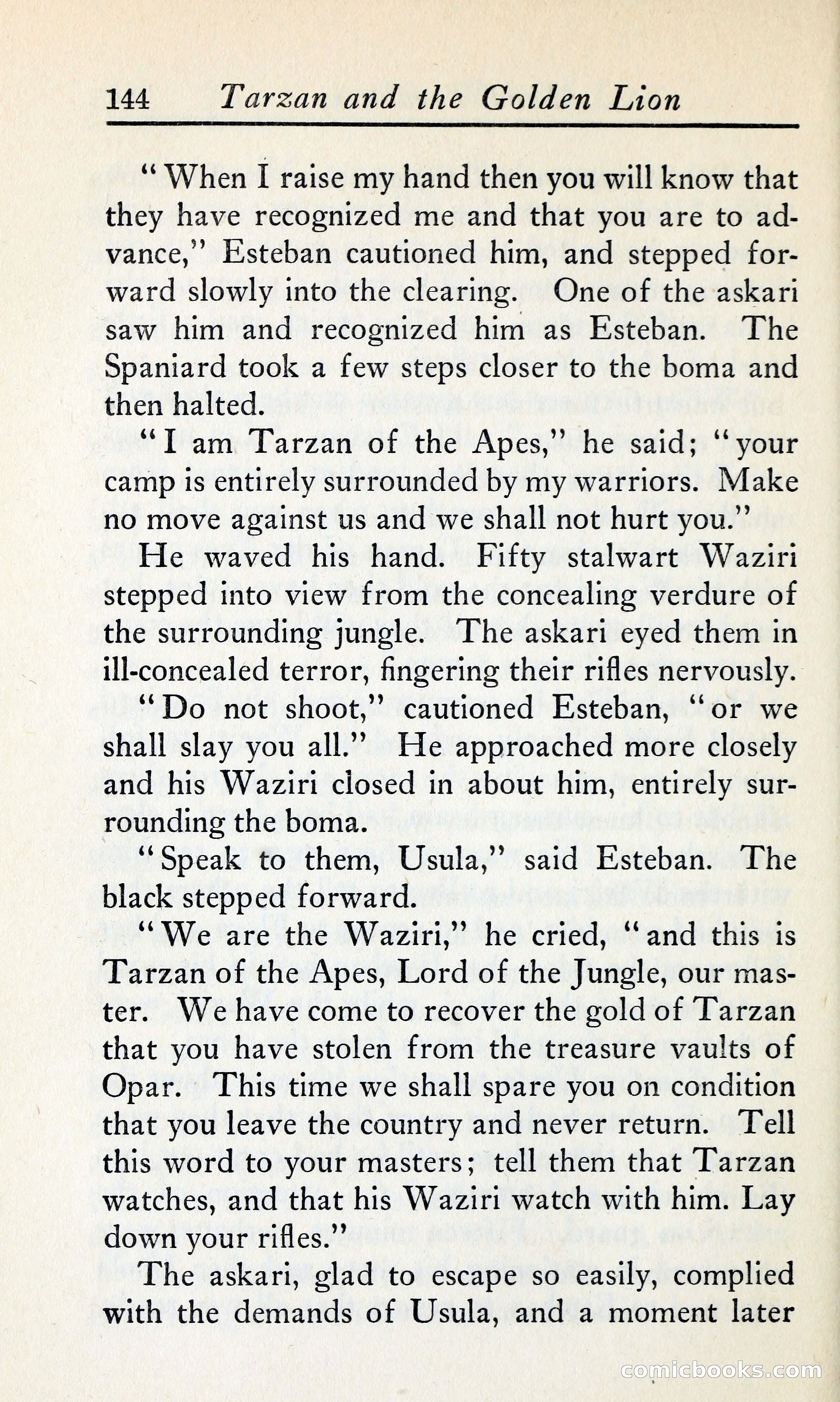 Tarzan and the Golden Lion — page 165 of 369