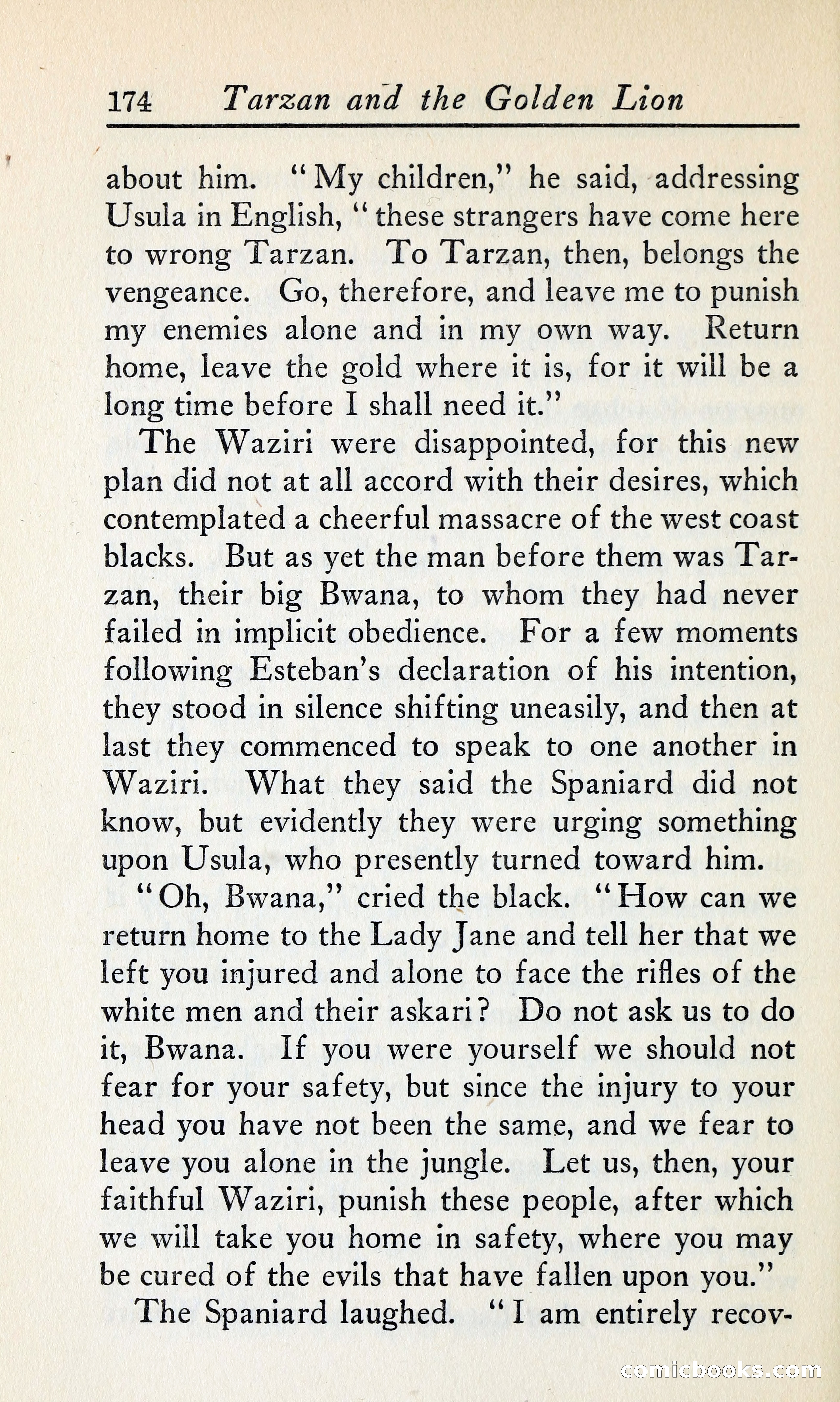 Tarzan and the Golden Lion — page 195 of 369