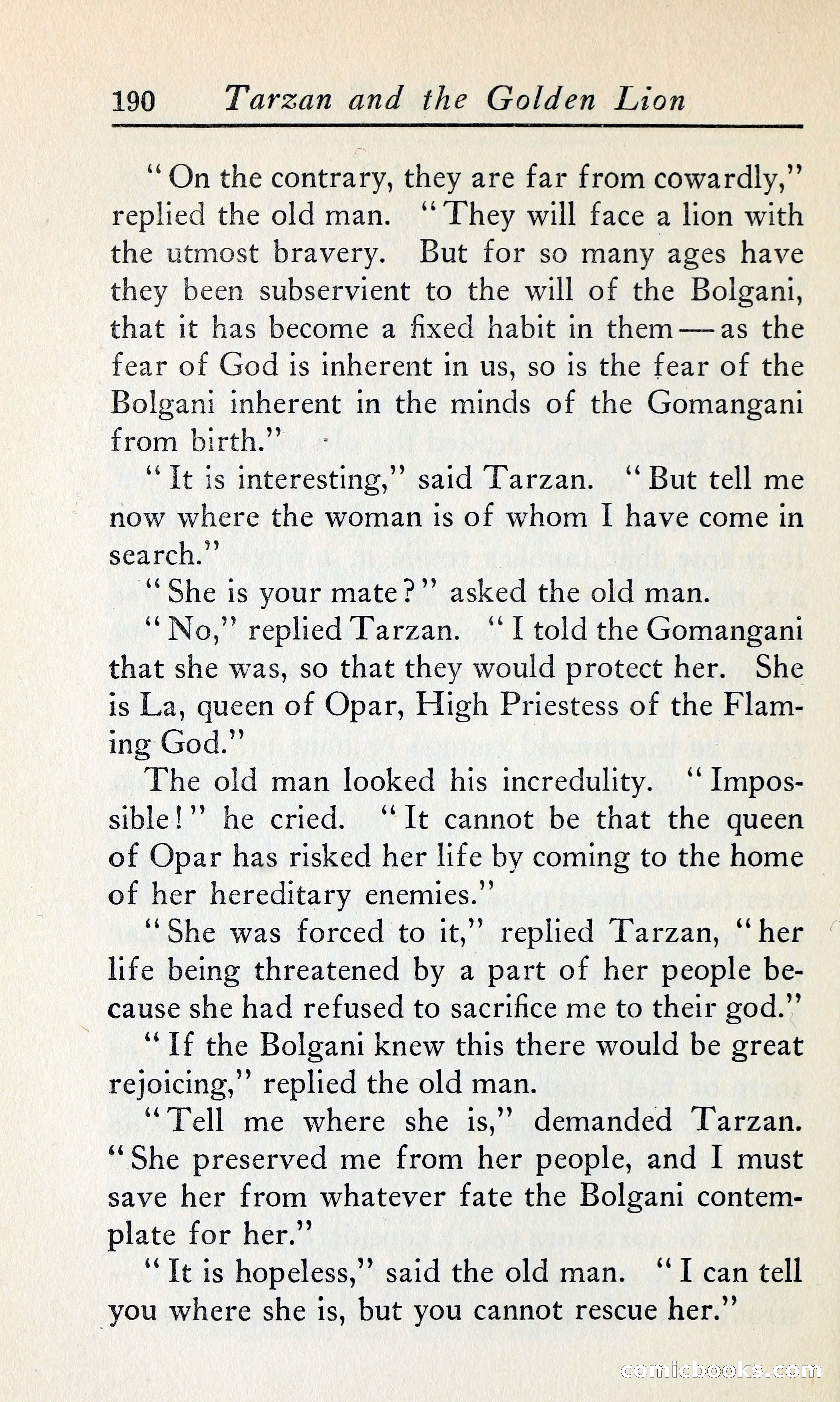Tarzan and the Golden Lion — page 213 of 369