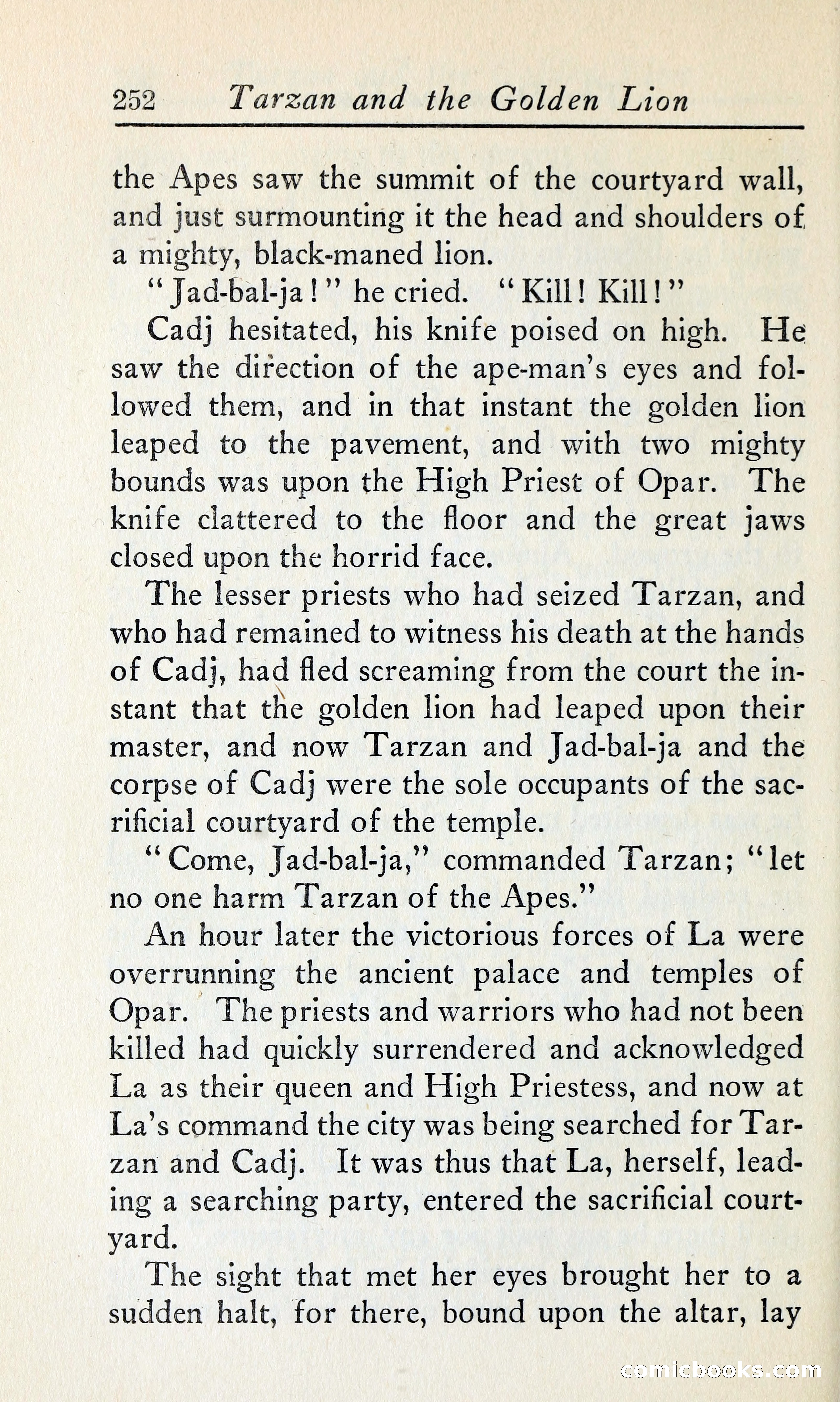 Tarzan and the Golden Lion — page 275 of 369