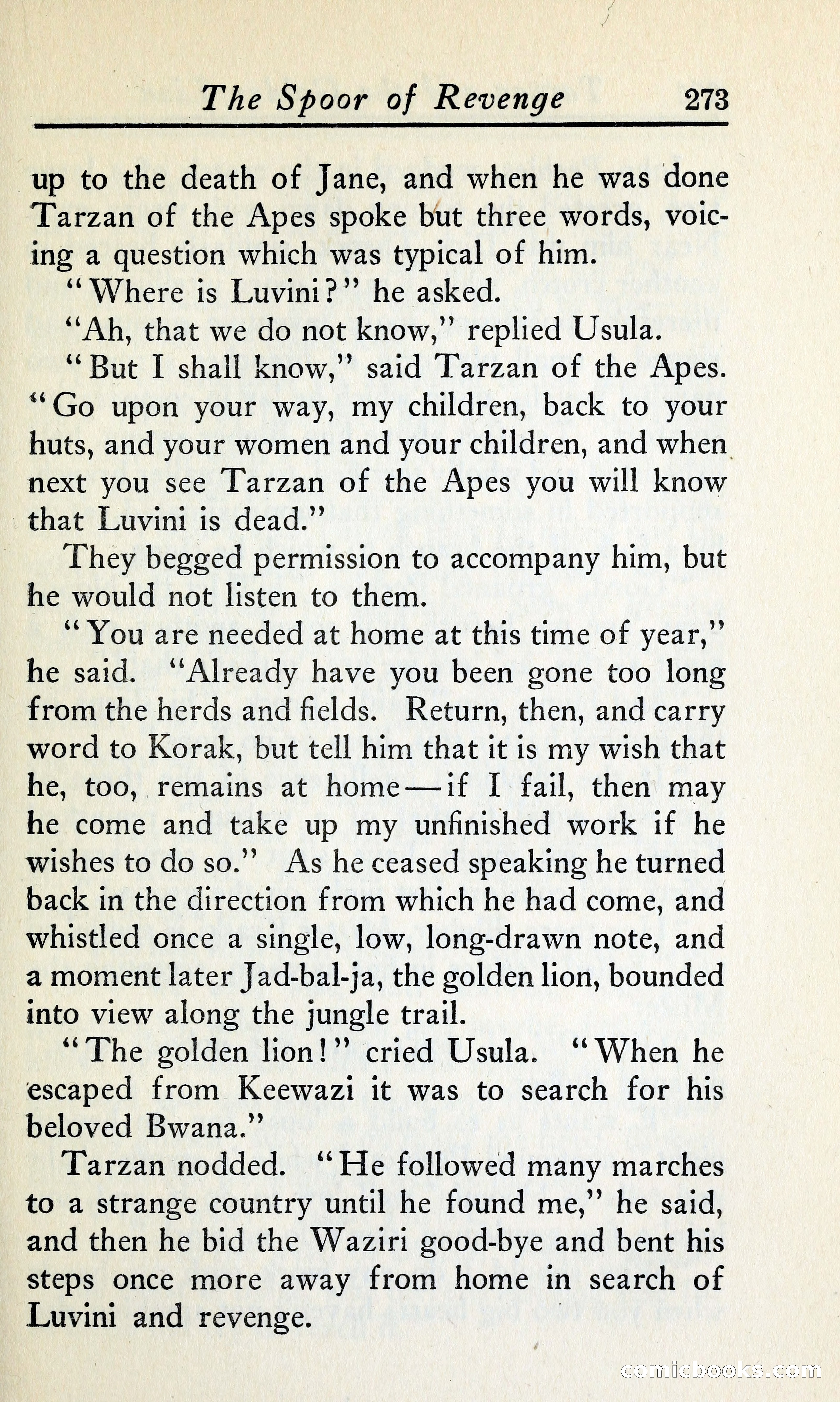 Tarzan and the Golden Lion — page 300 of 369