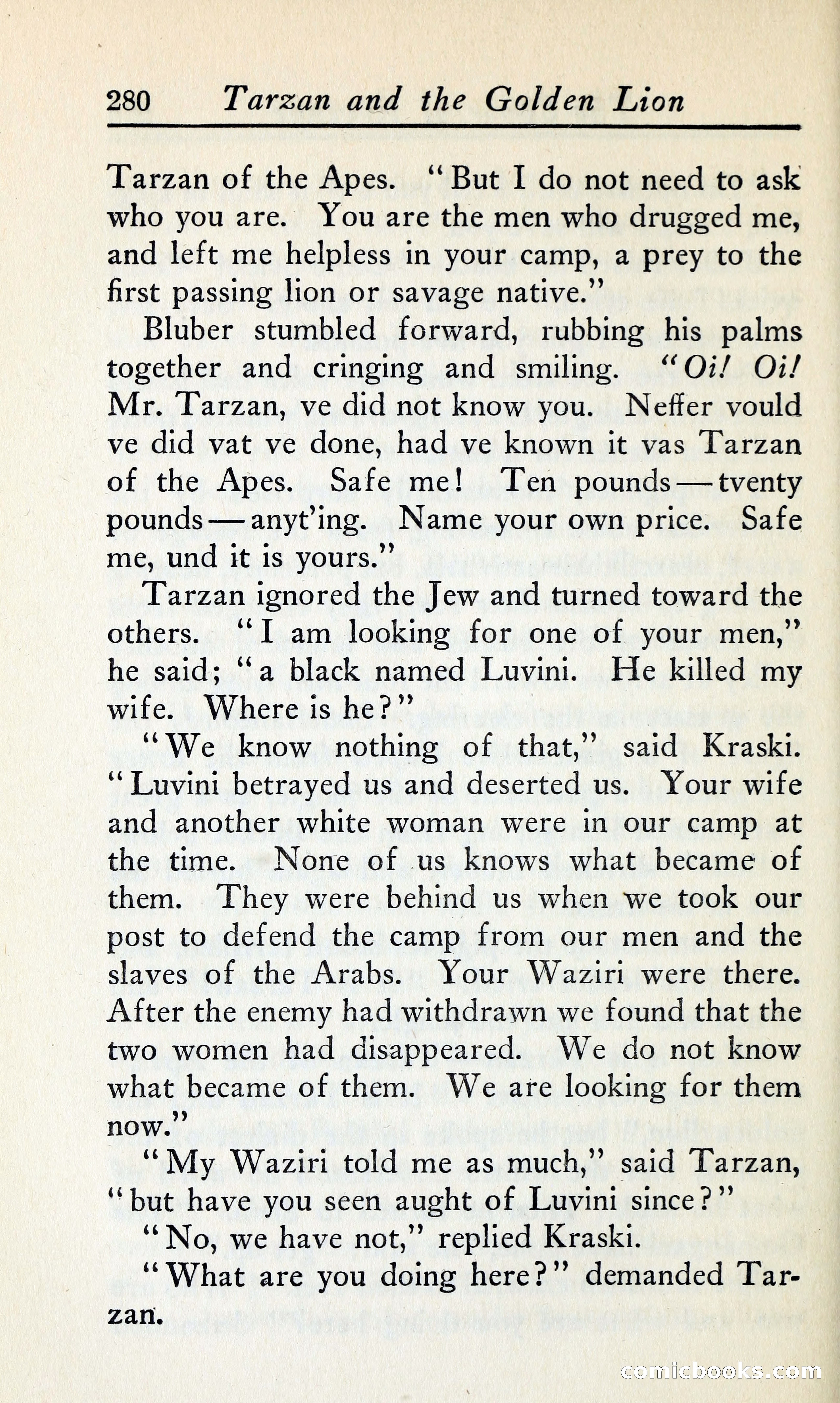 Tarzan and the Golden Lion — page 307 of 369