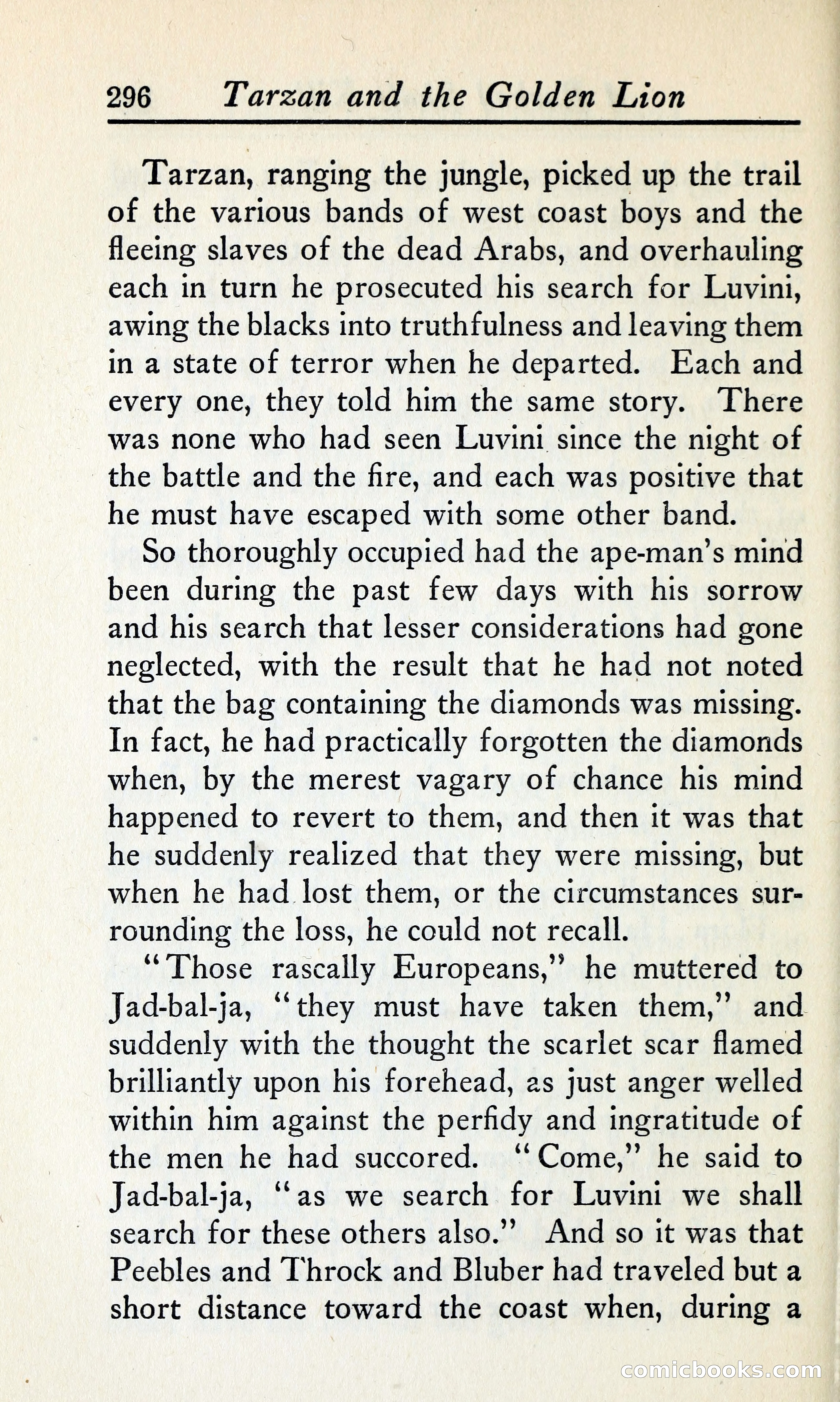 Tarzan and the Golden Lion — page 323 of 369