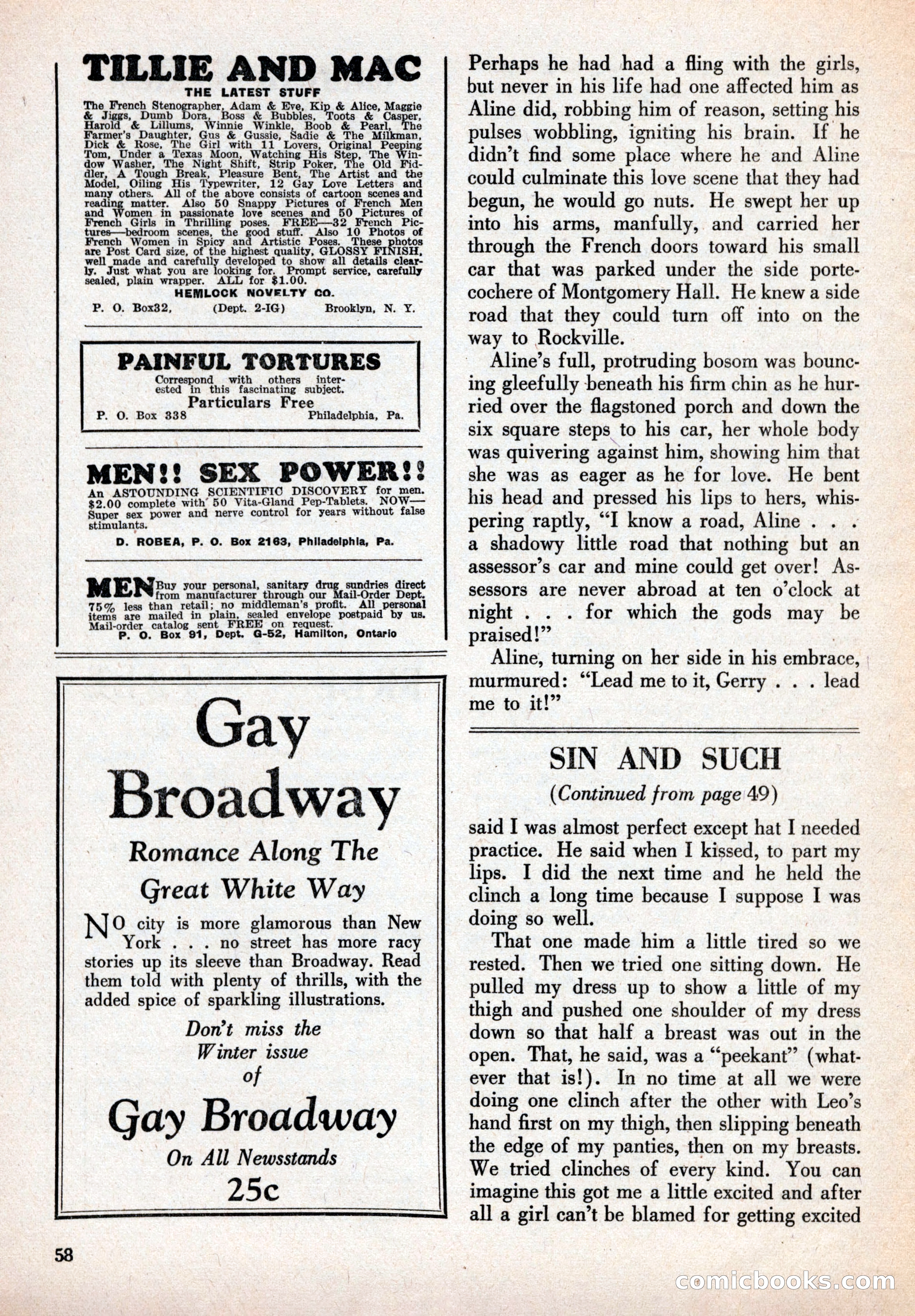 Tattle Tales, February 1936 — page 60 of 69