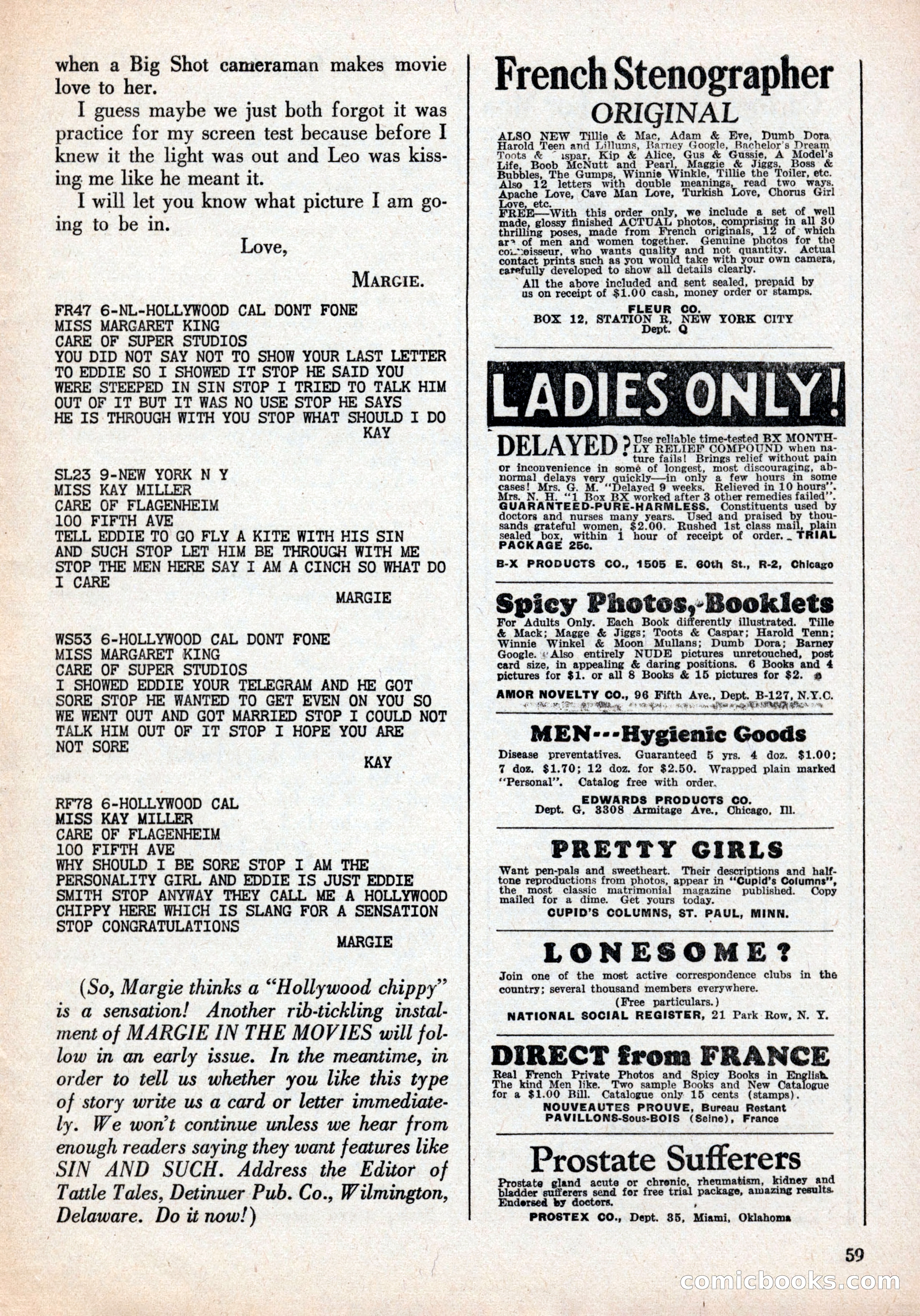 Tattle Tales, February 1936 — page 61 of 69