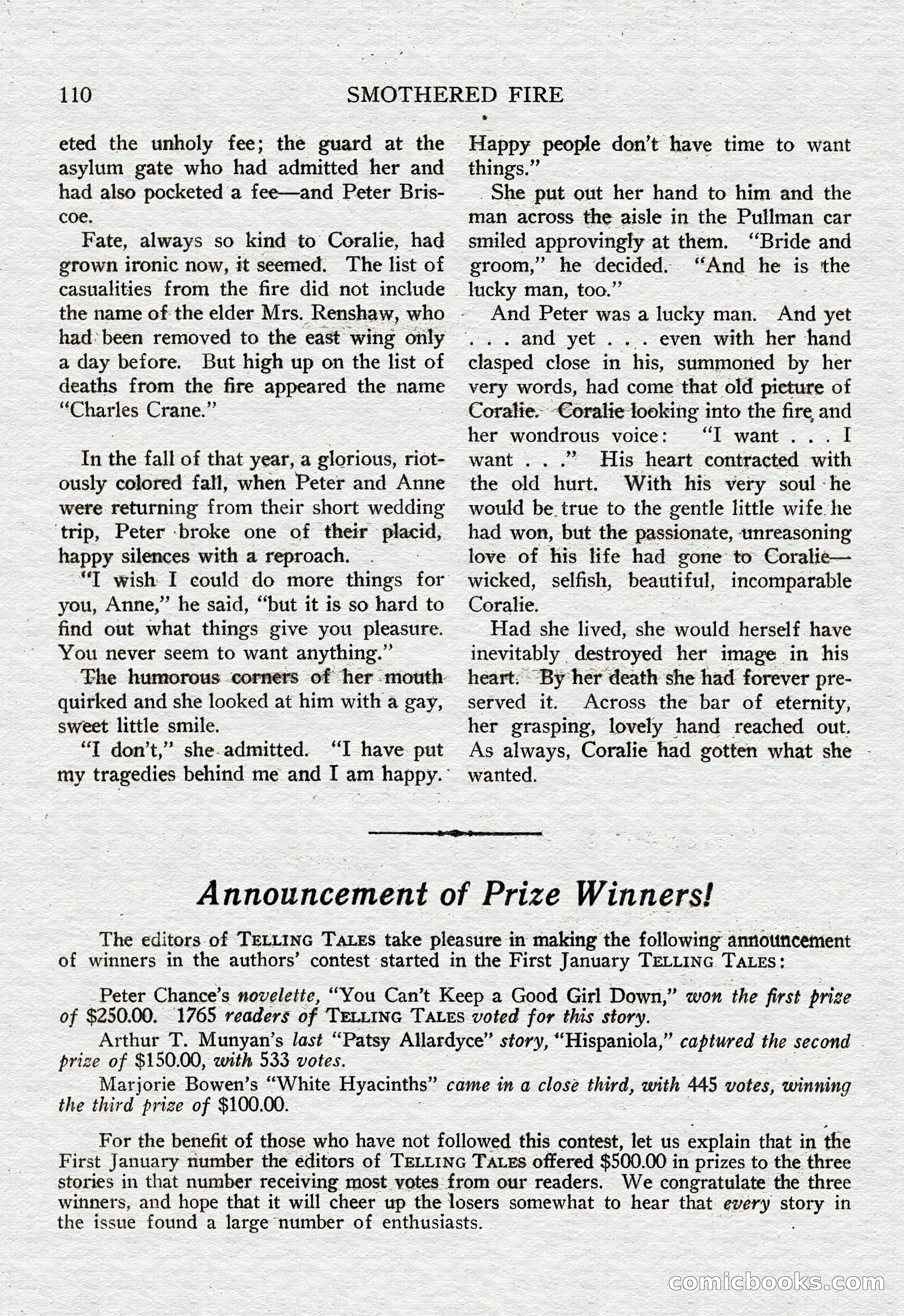 Telling Tales, First March Number — page 112 of 147