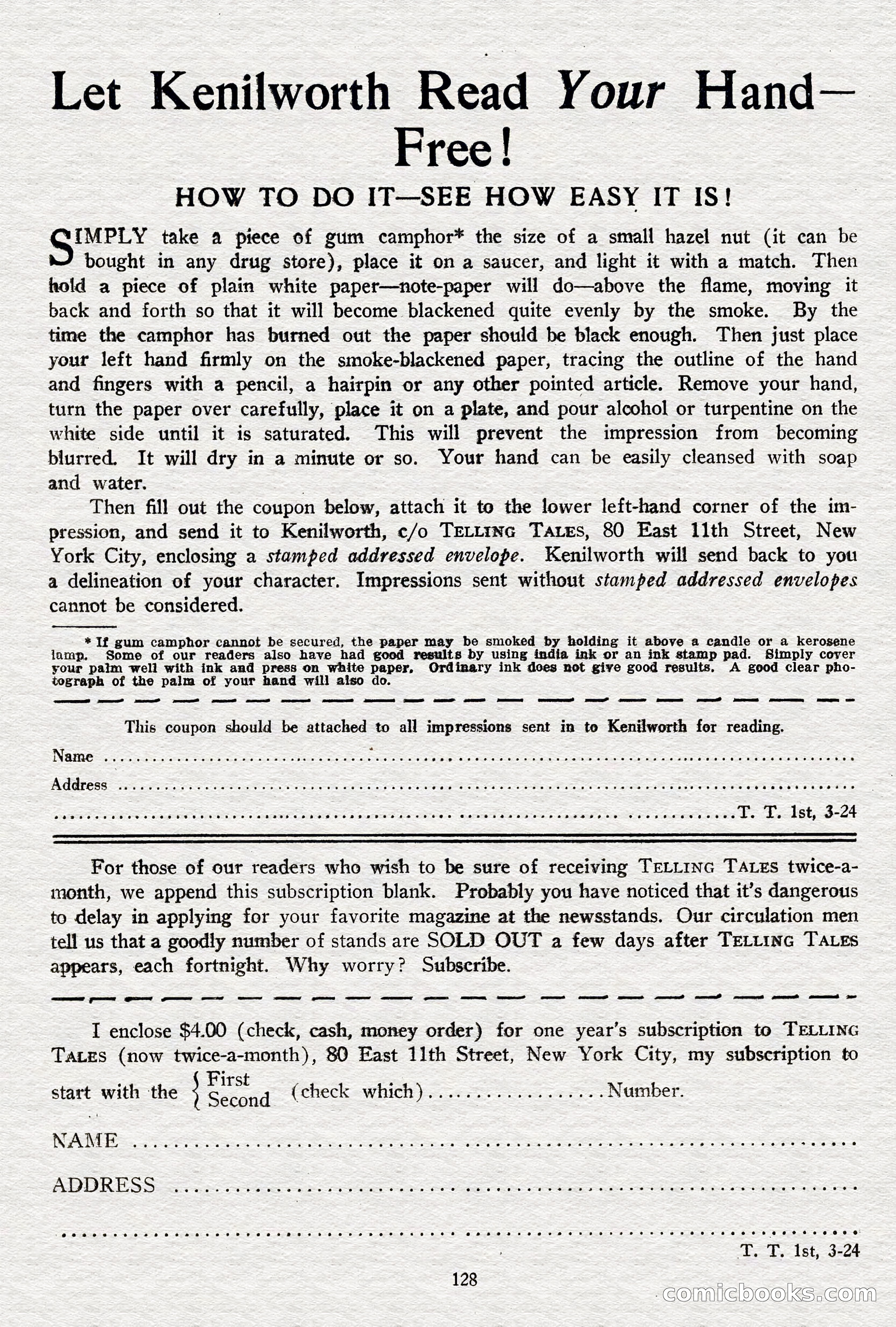Telling Tales, First March Number — page 130 of 147