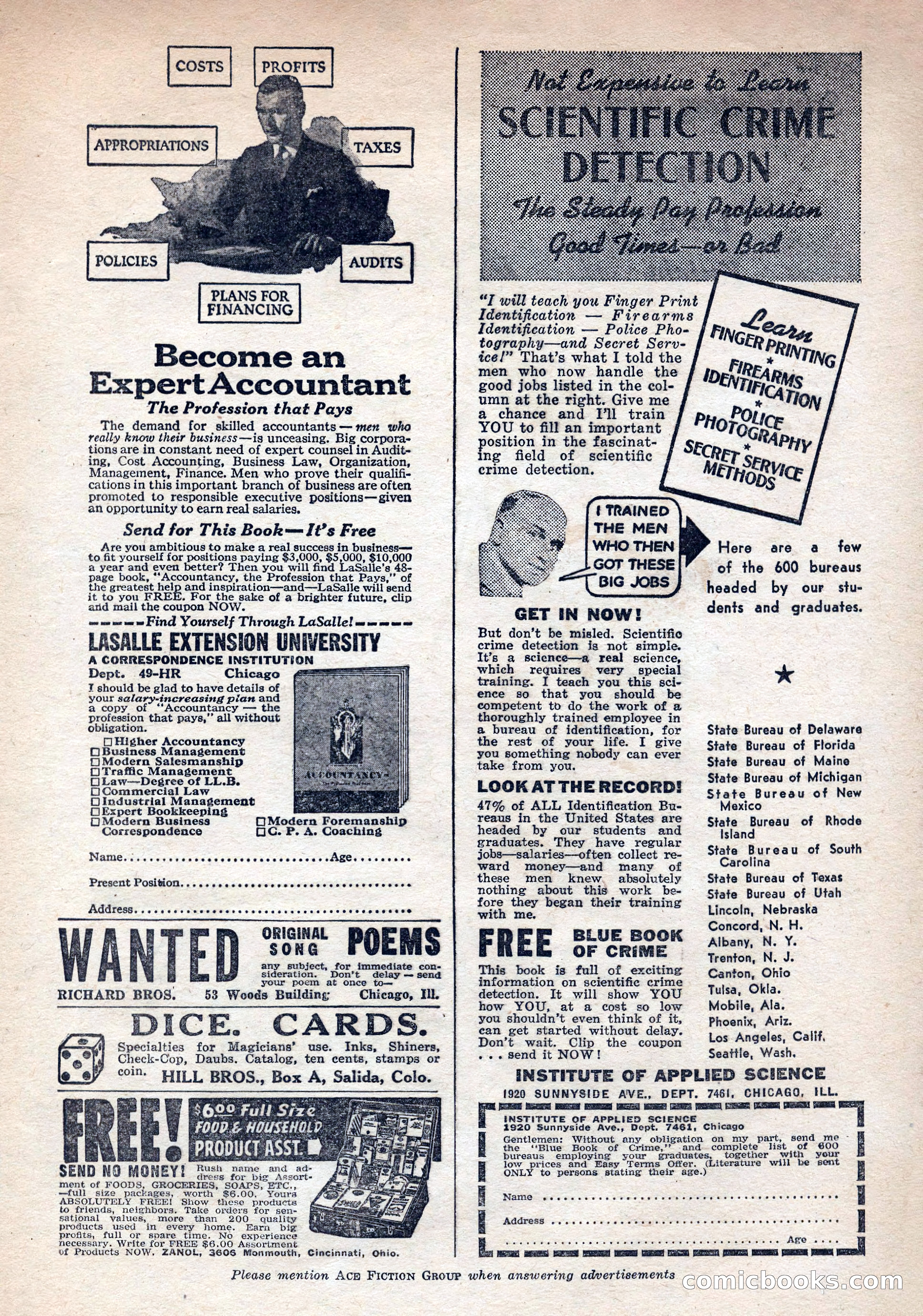 Ten-Story Love Magazine, January 1941 — page 7 of 116