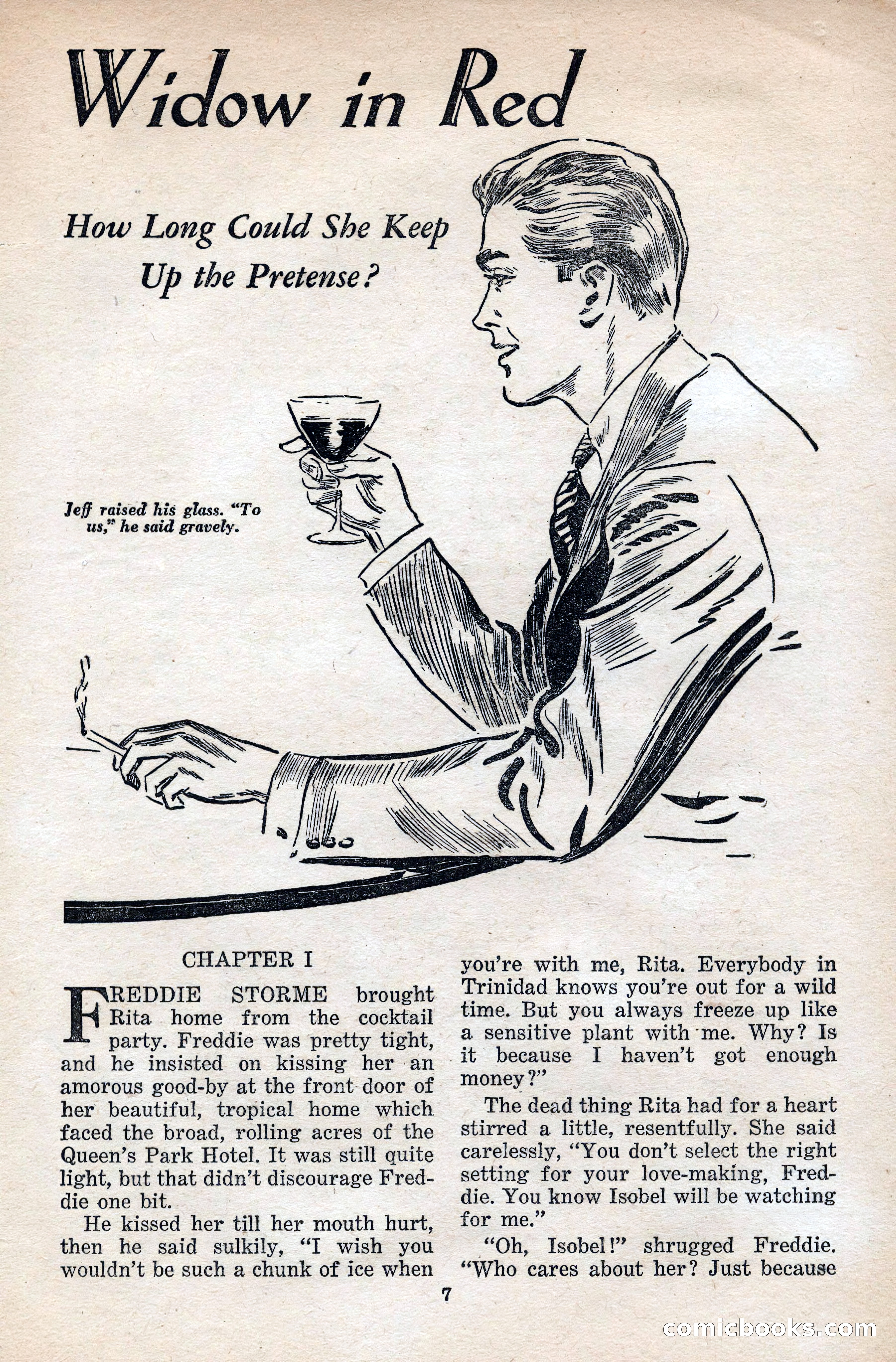 Ten-Story Love Magazine, January 1941 — page 9 of 116