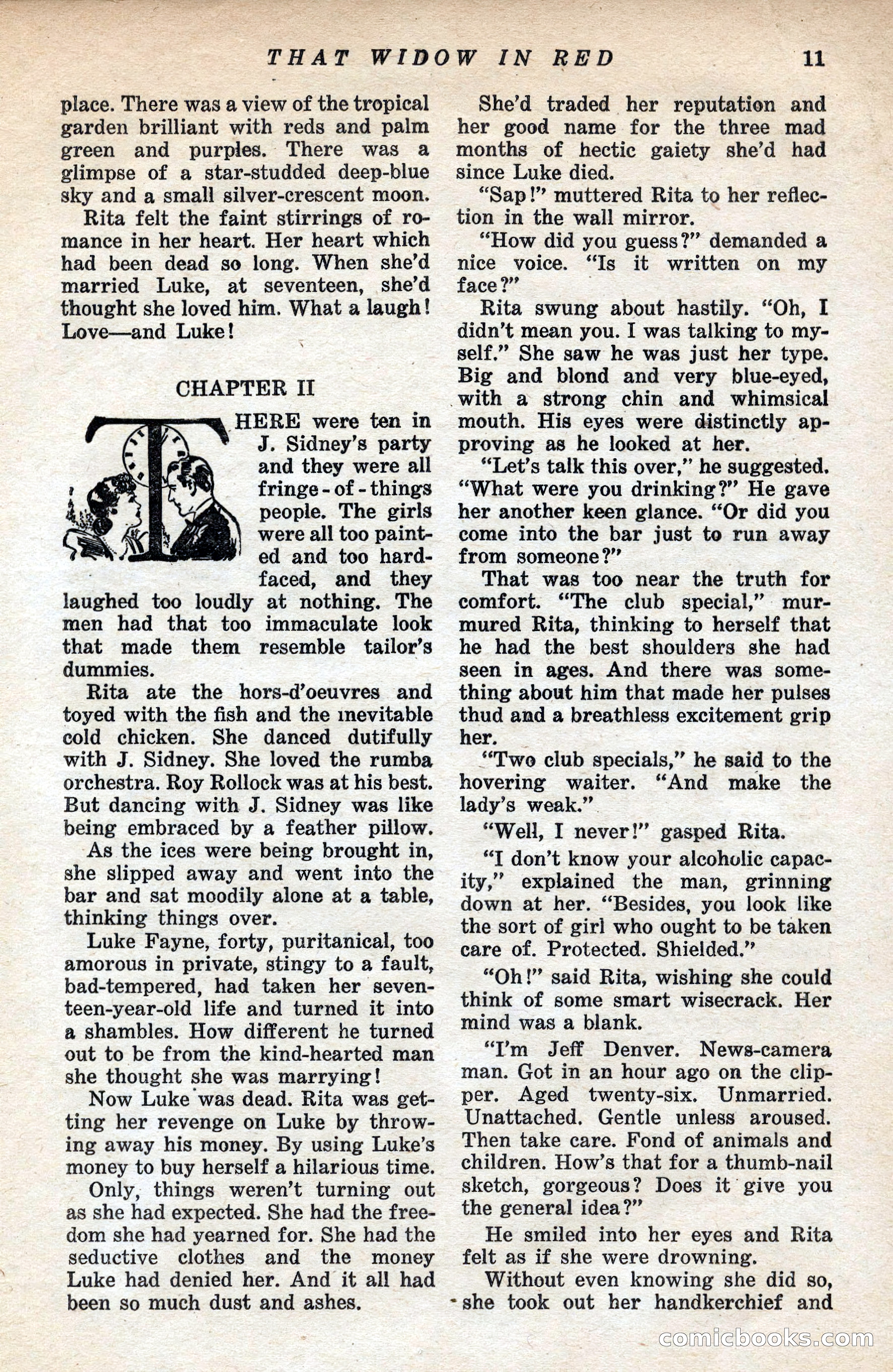 Ten-Story Love Magazine, January 1941 — page 13 of 116