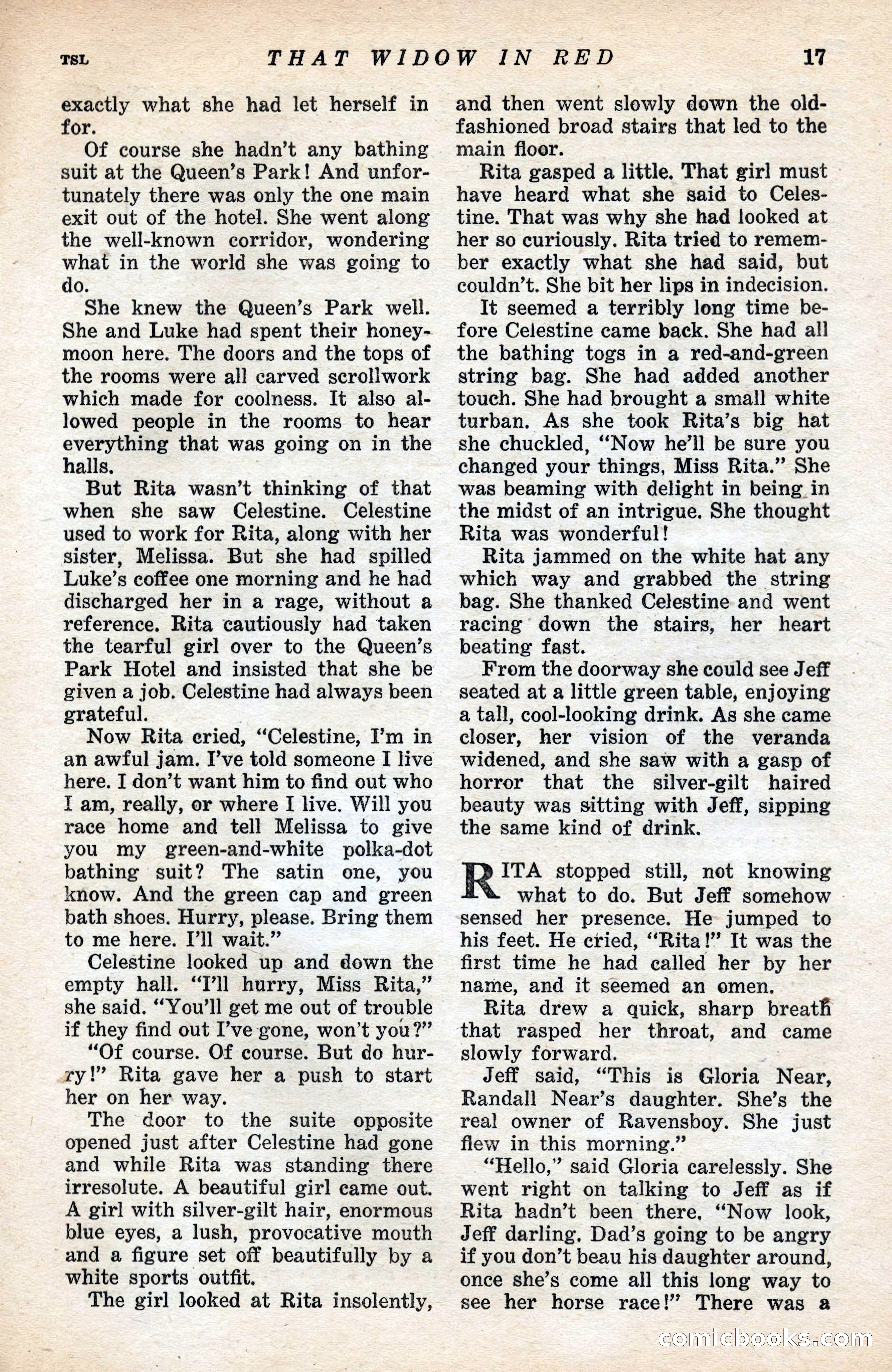 Ten-Story Love Magazine, January 1941 — page 19 of 116