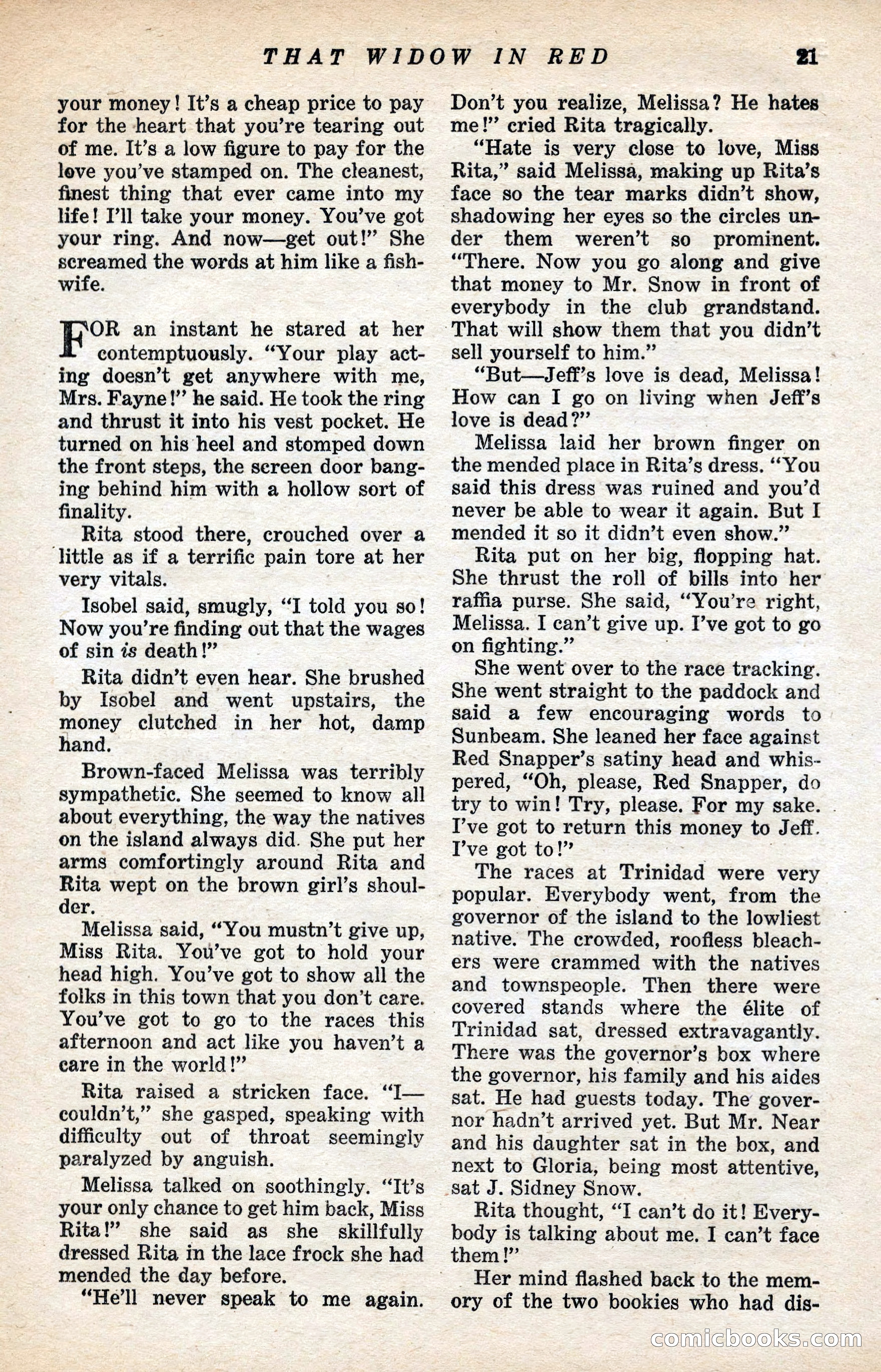 Ten-Story Love Magazine, January 1941 — page 23 of 116