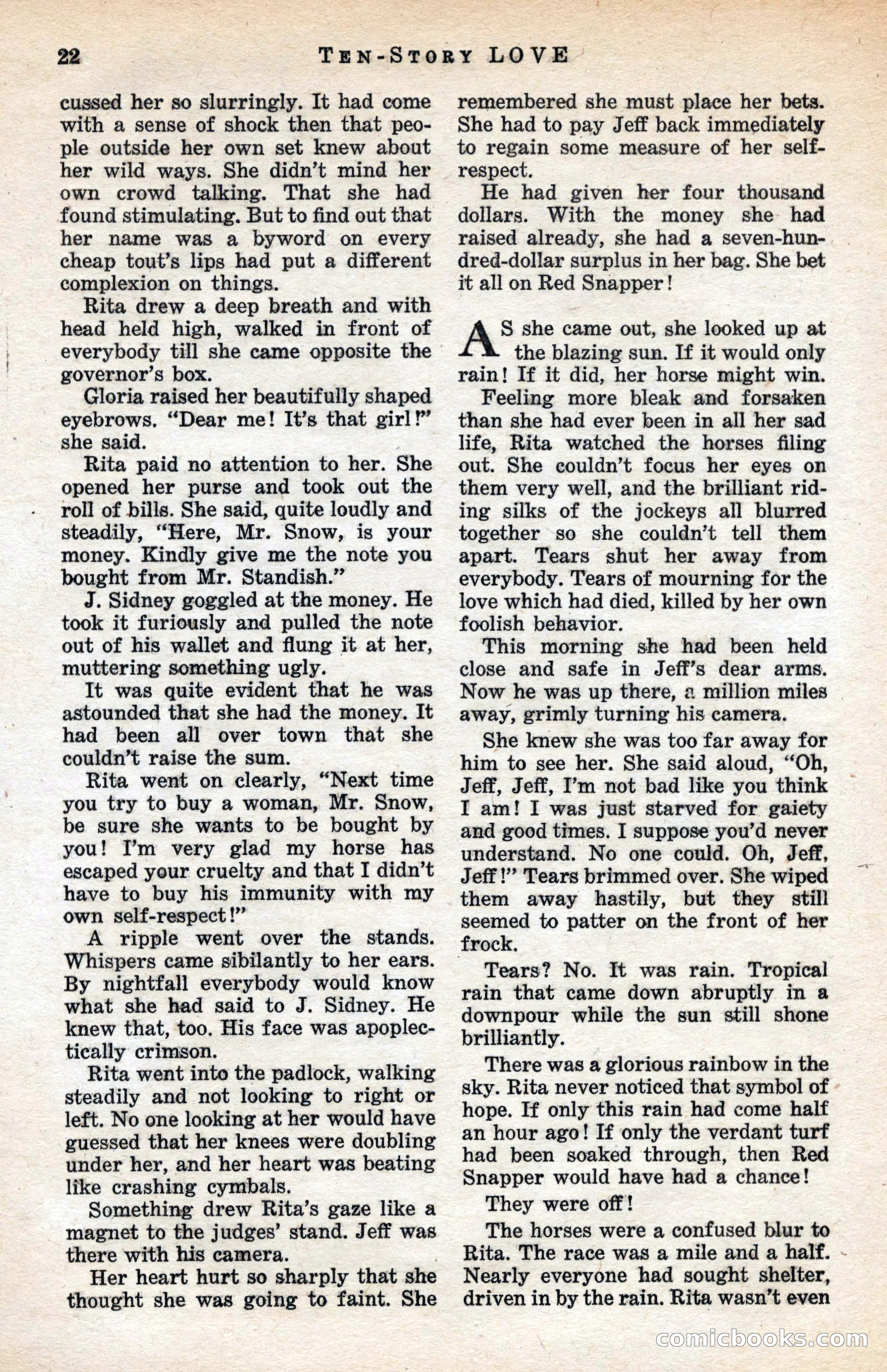 Ten-Story Love Magazine, January 1941 — page 24 of 116