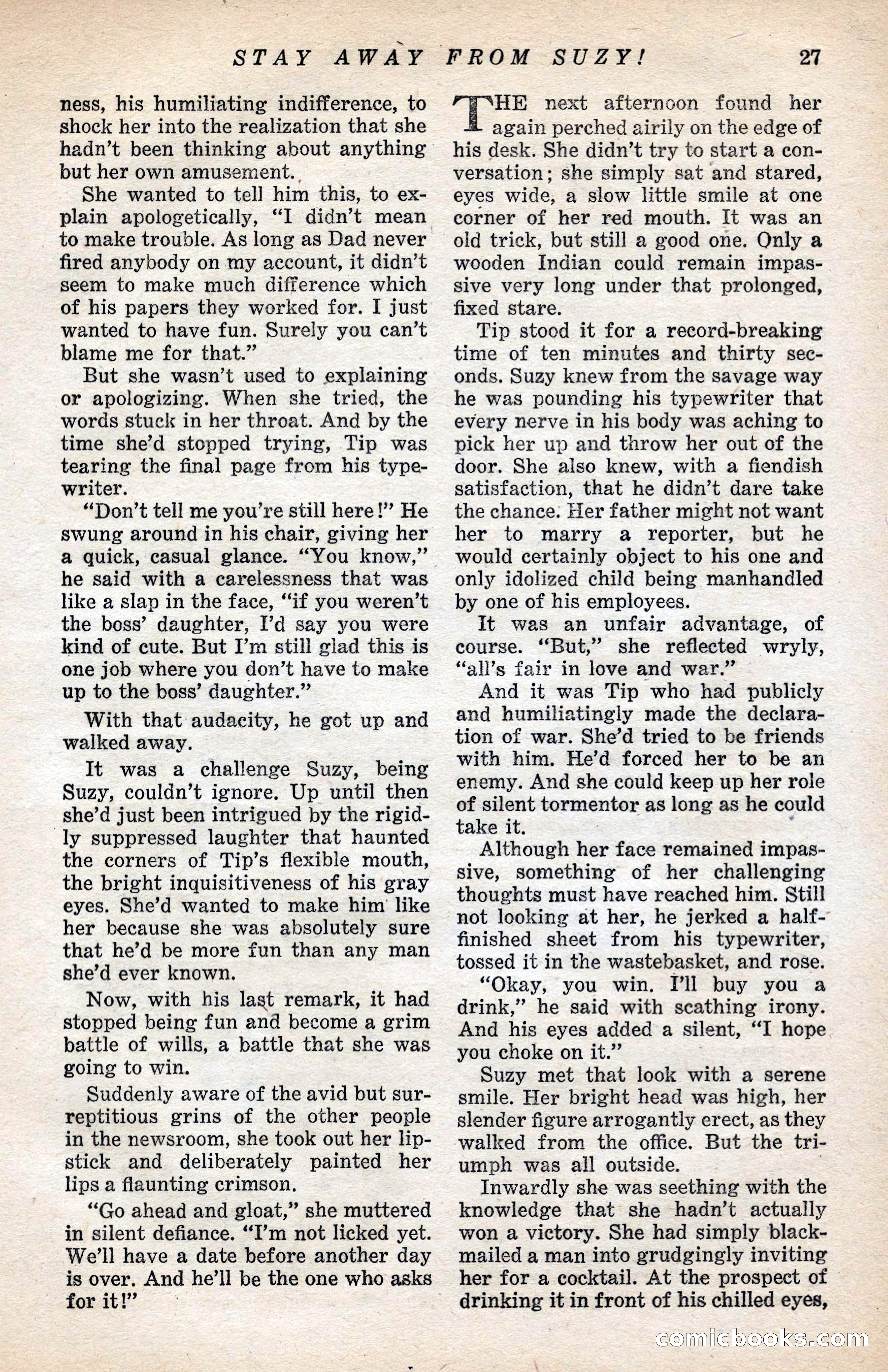 Ten-Story Love Magazine, January 1941 — page 29 of 116