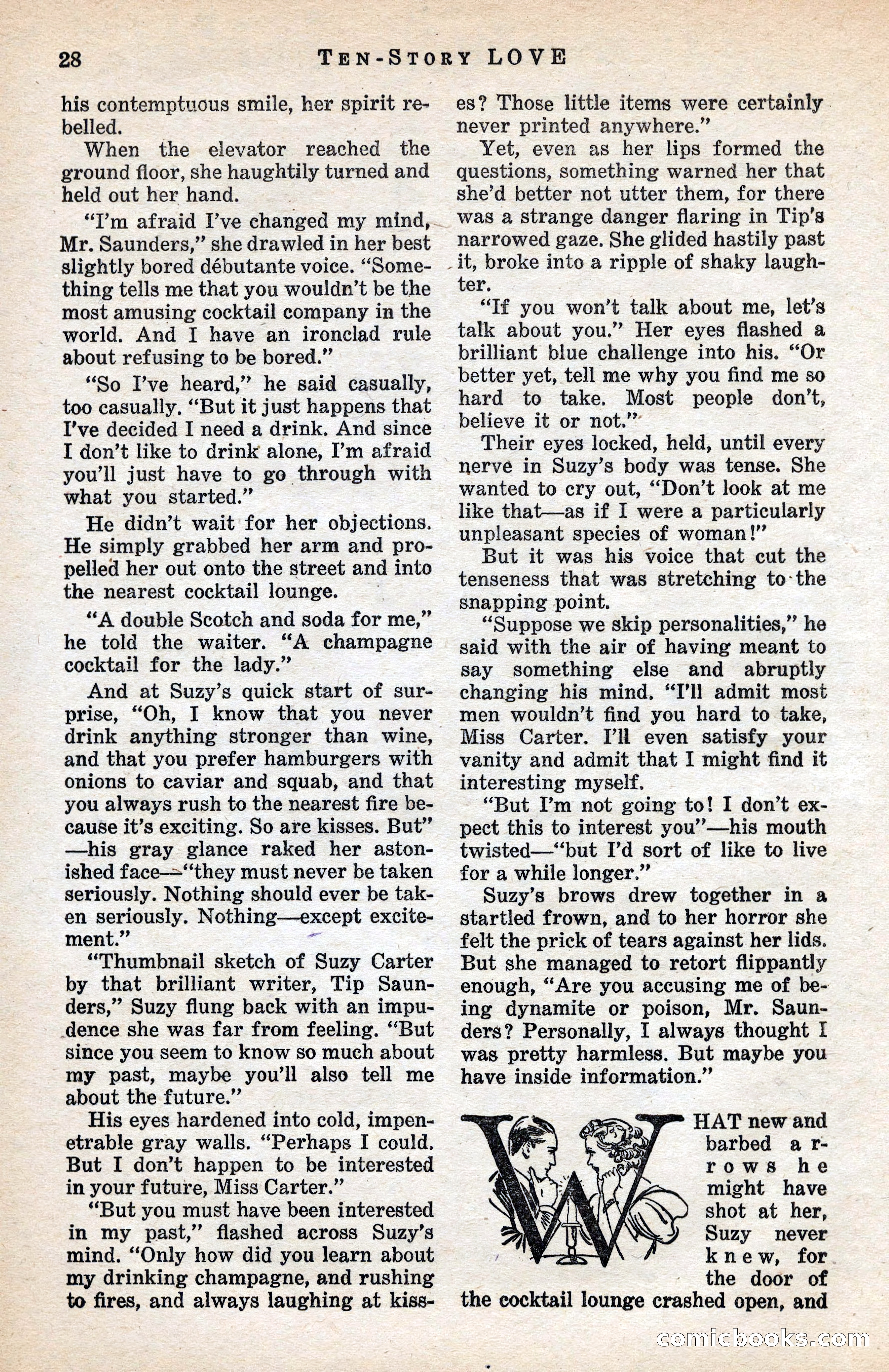 Ten-Story Love Magazine, January 1941 — page 30 of 116