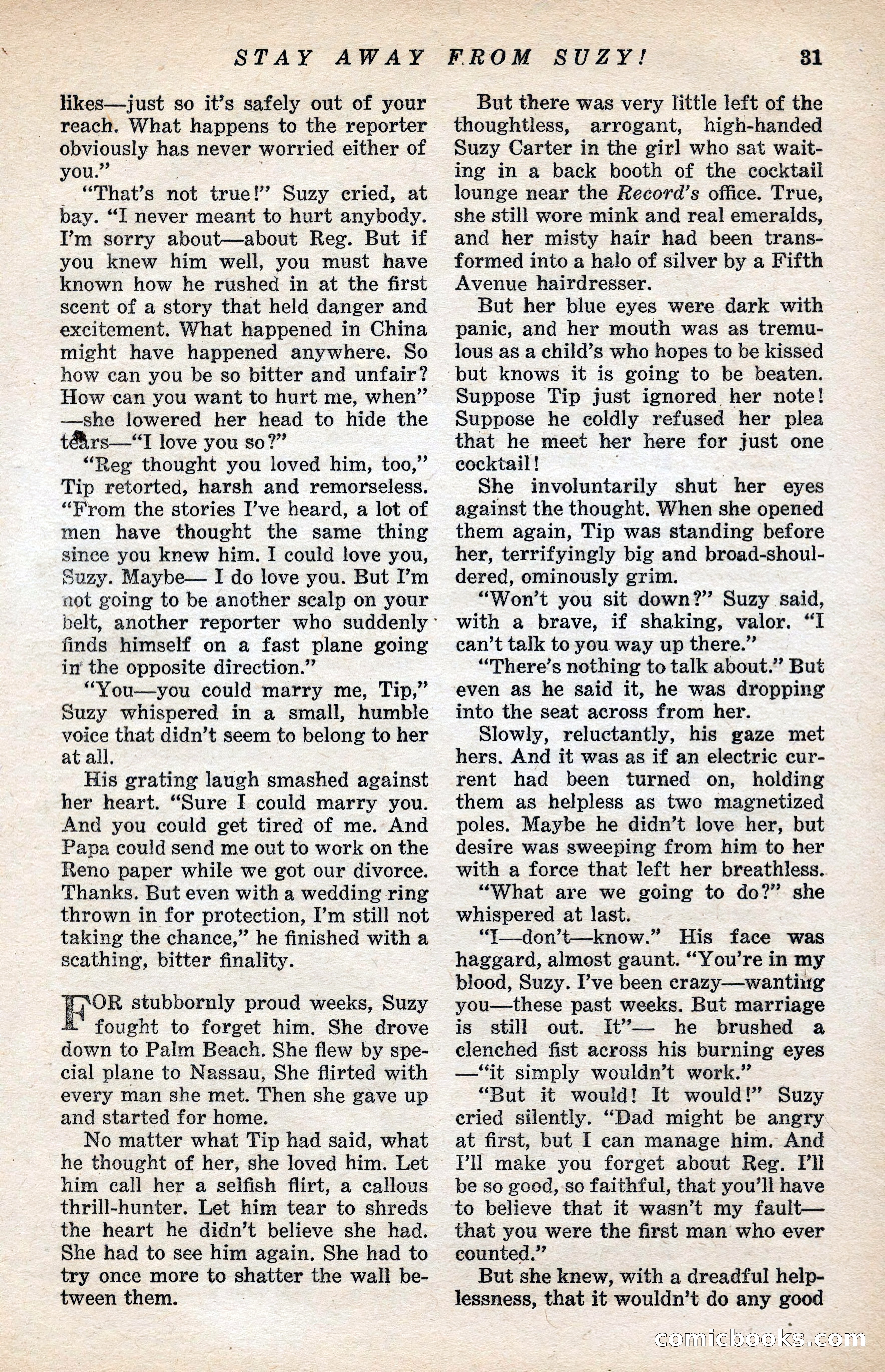 Ten-Story Love Magazine, January 1941 — page 33 of 116