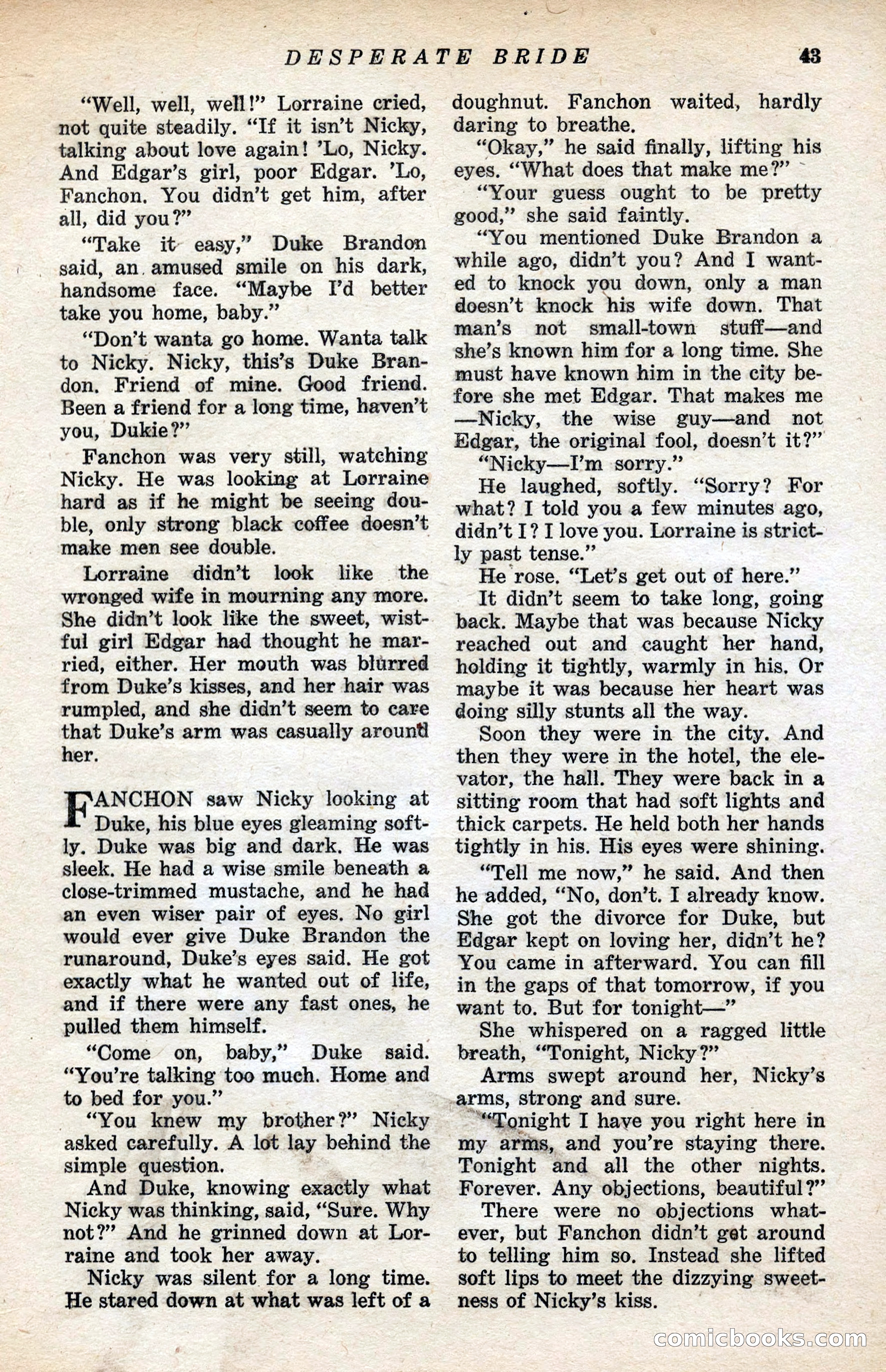 Ten-Story Love Magazine, January 1941 — page 45 of 116