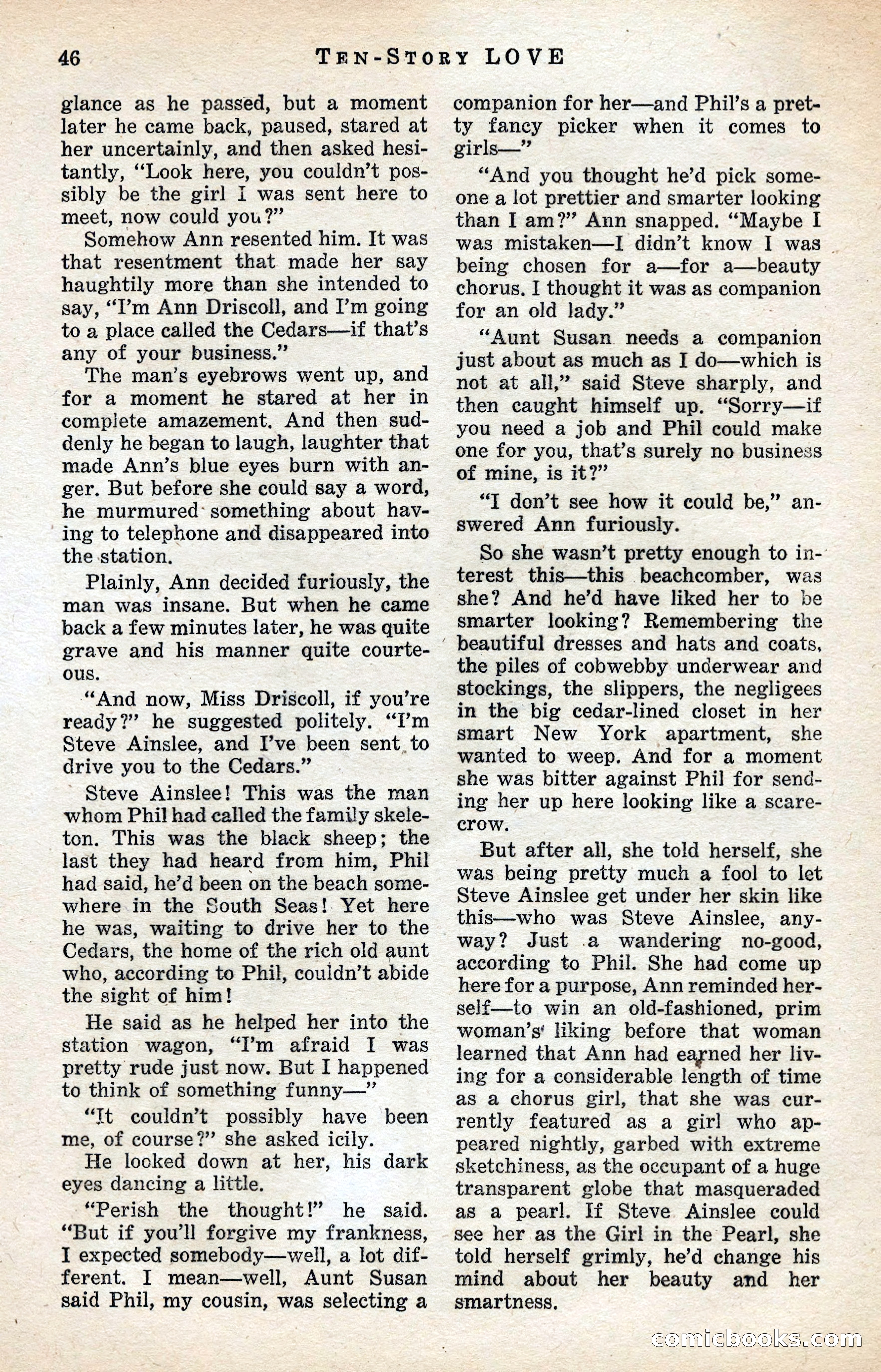 Ten-Story Love Magazine, January 1941 — page 48 of 116