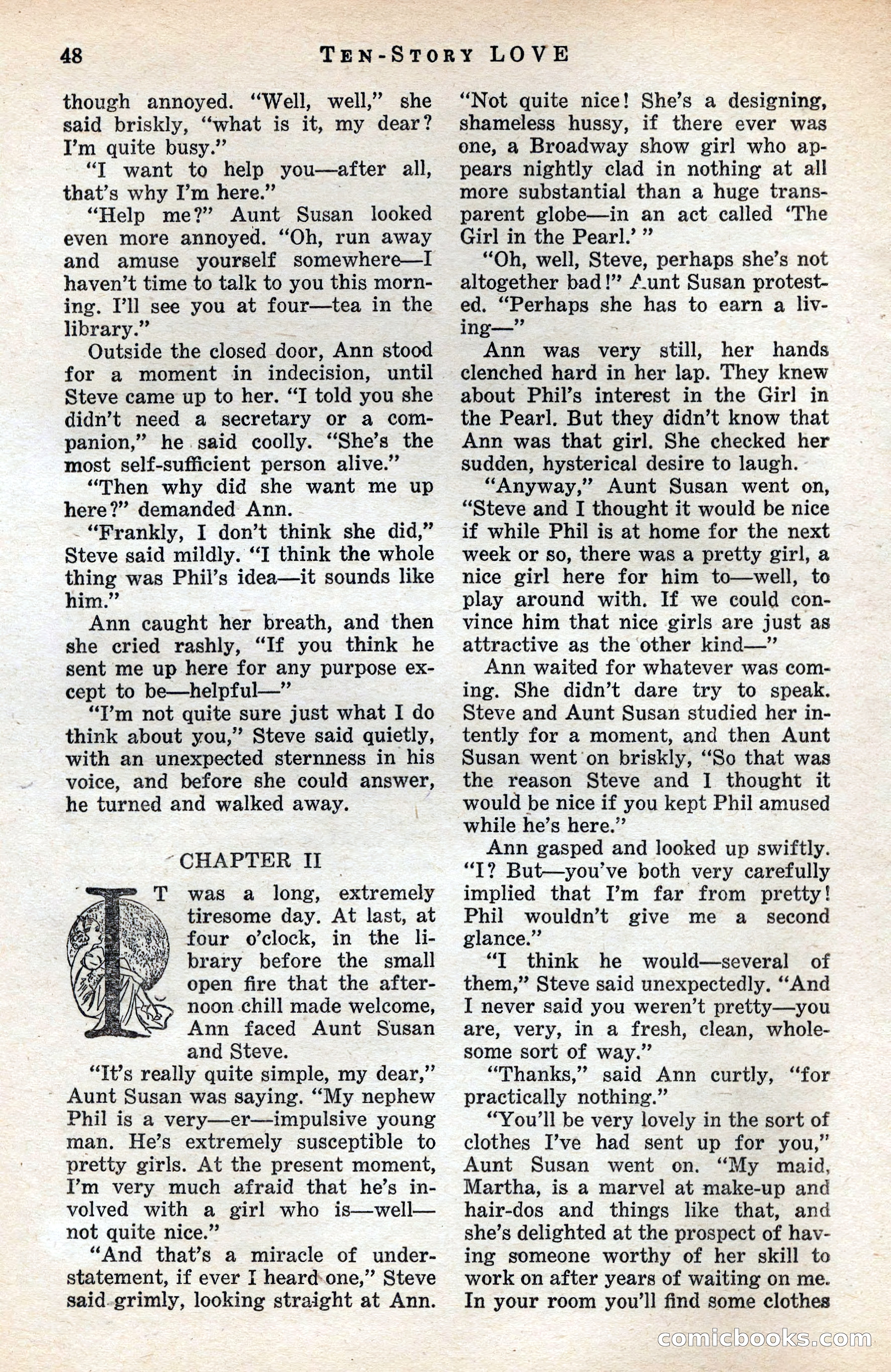 Ten-Story Love Magazine, January 1941 — page 50 of 116