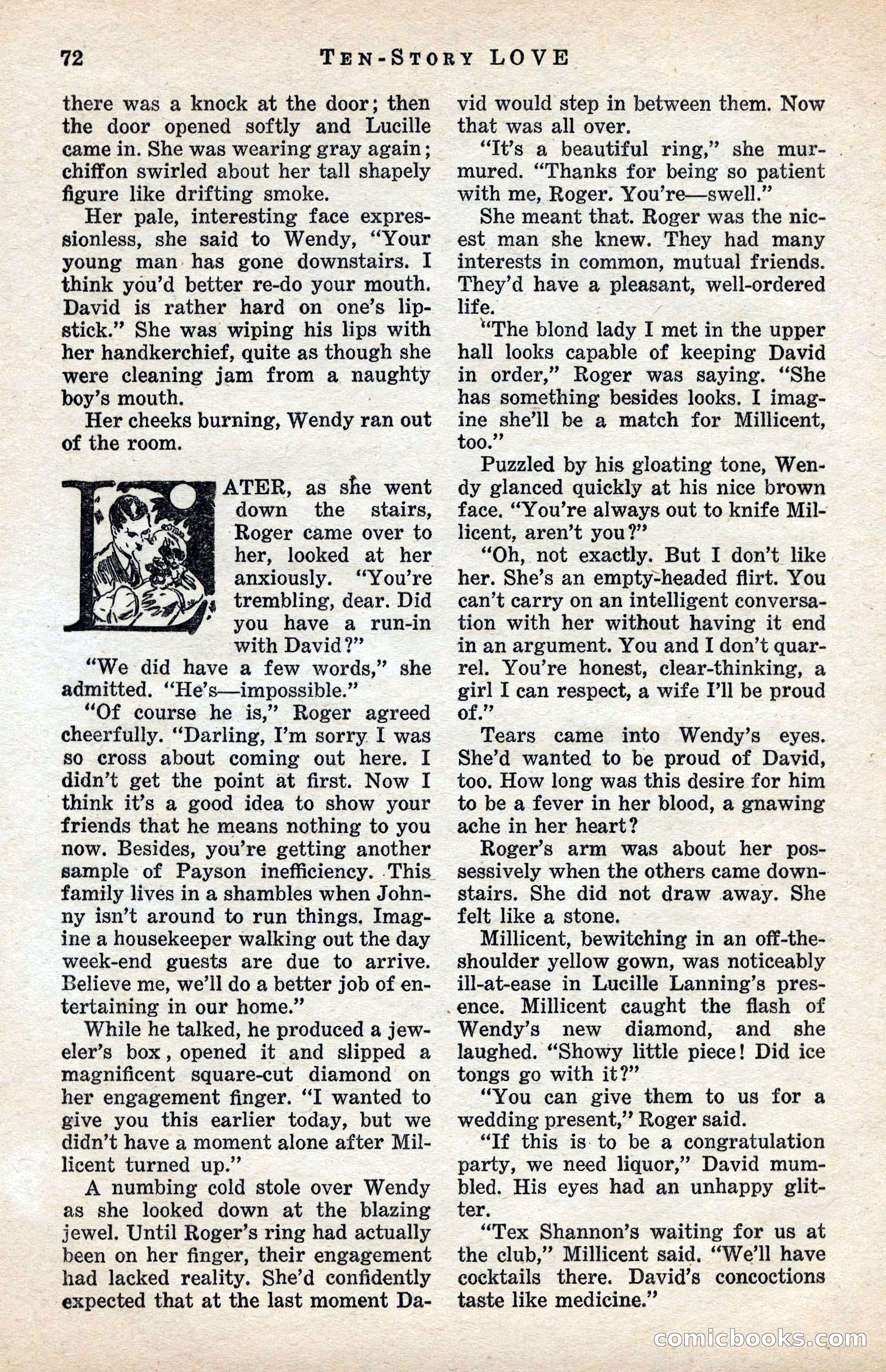 Ten-Story Love Magazine, January 1941 — page 74 of 116