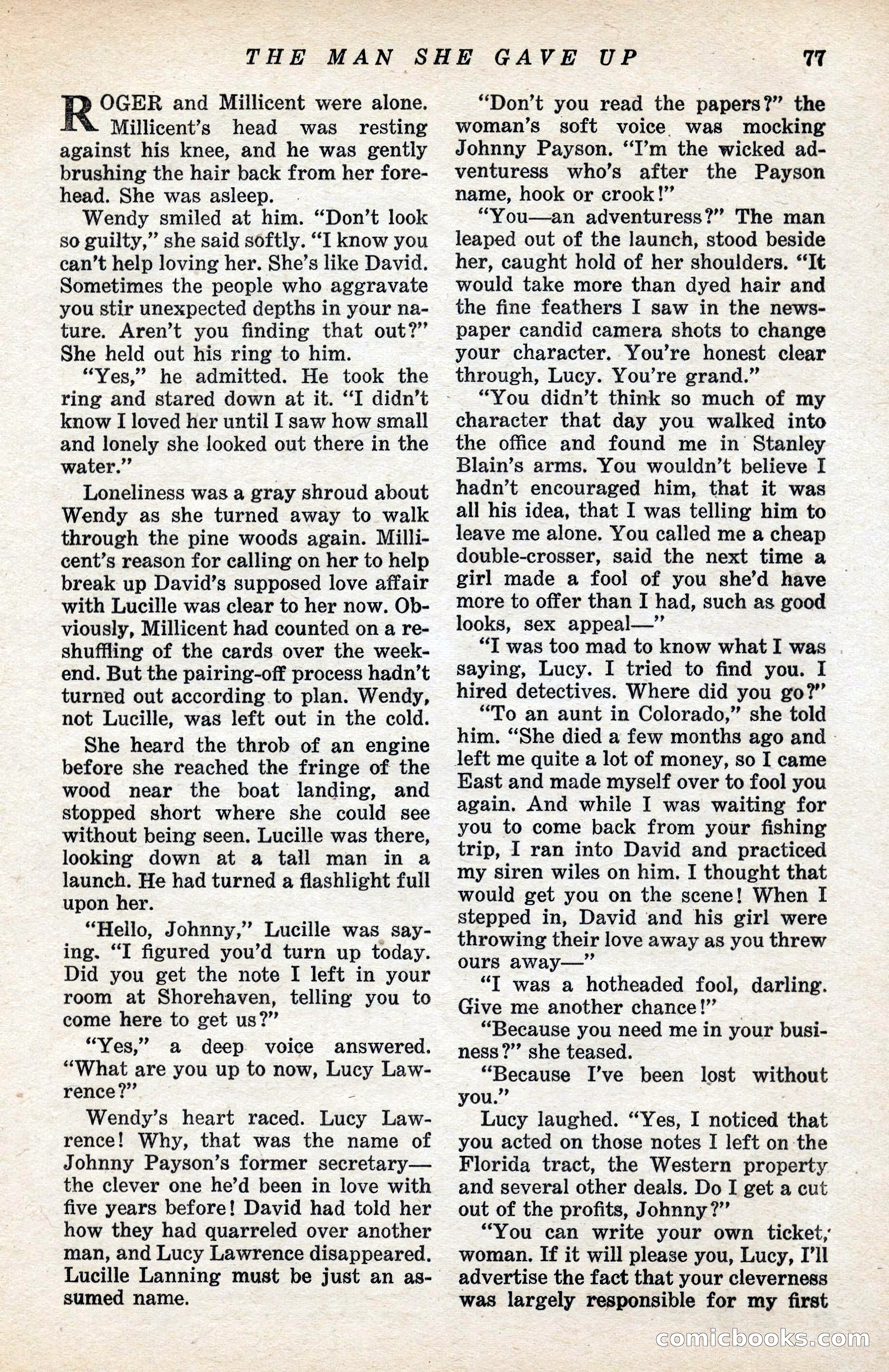 Ten-Story Love Magazine, January 1941 — page 79 of 116