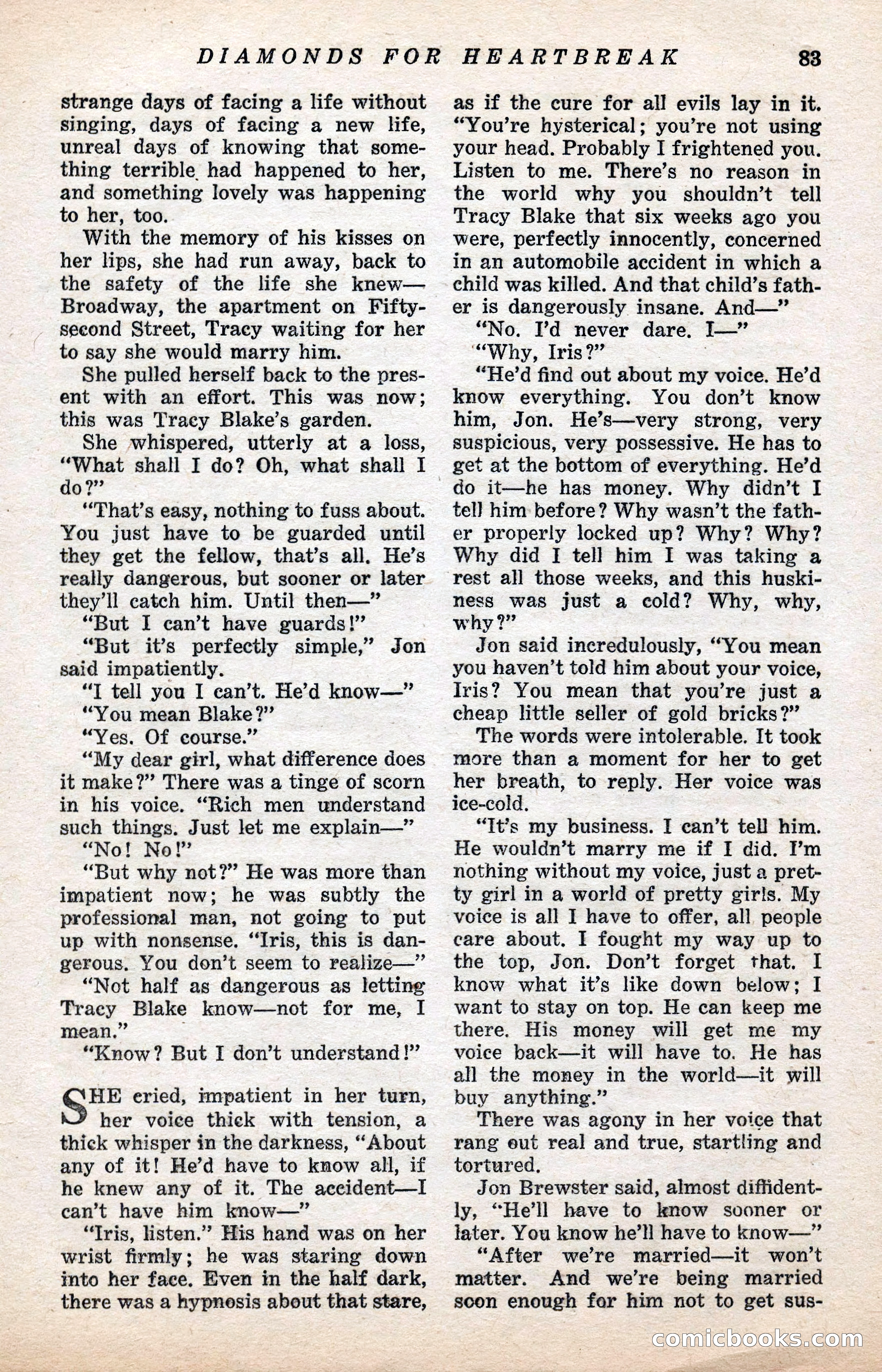 Ten-Story Love Magazine, January 1941 — page 85 of 116