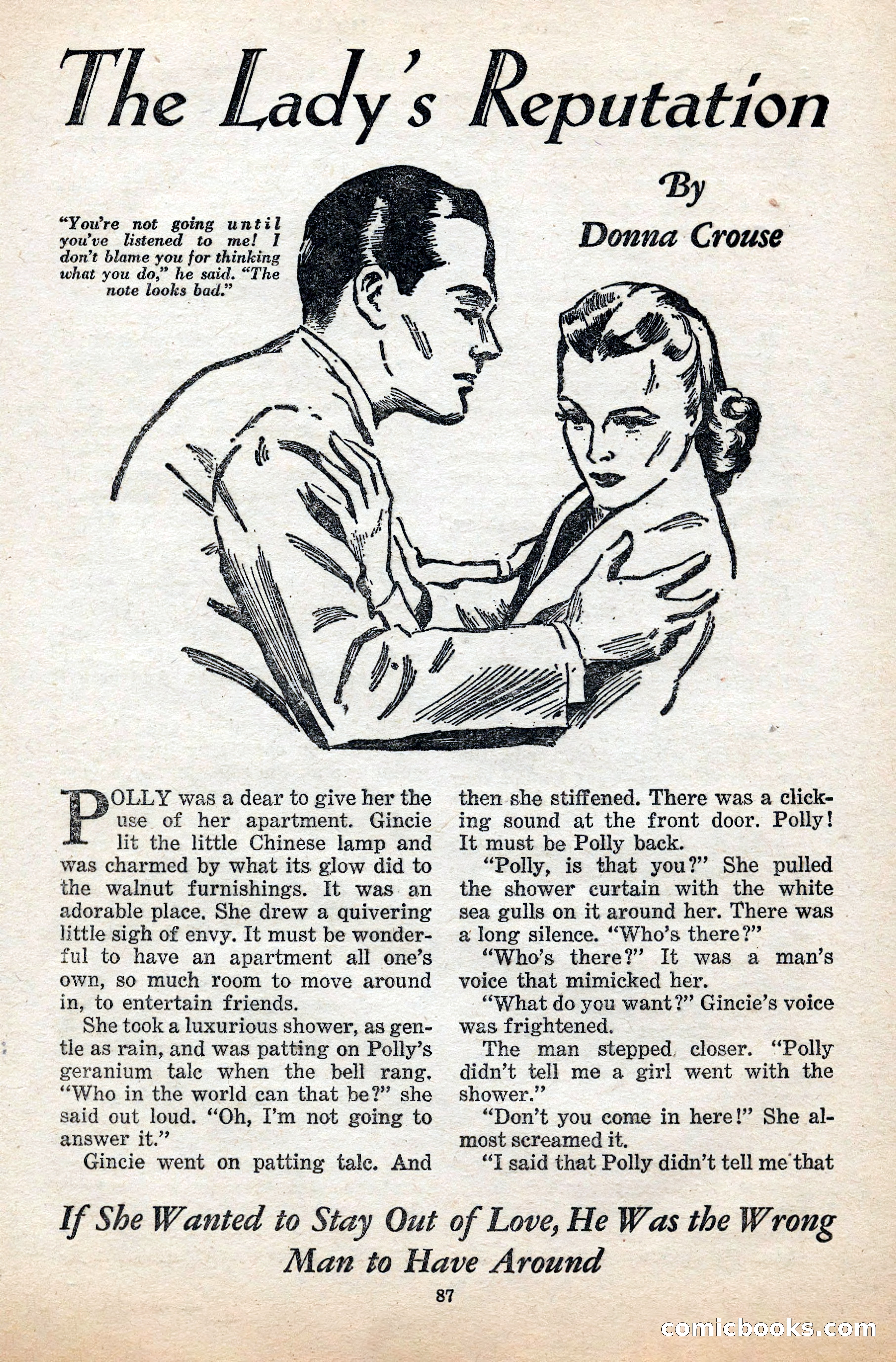Ten-Story Love Magazine, January 1941 — page 89 of 116