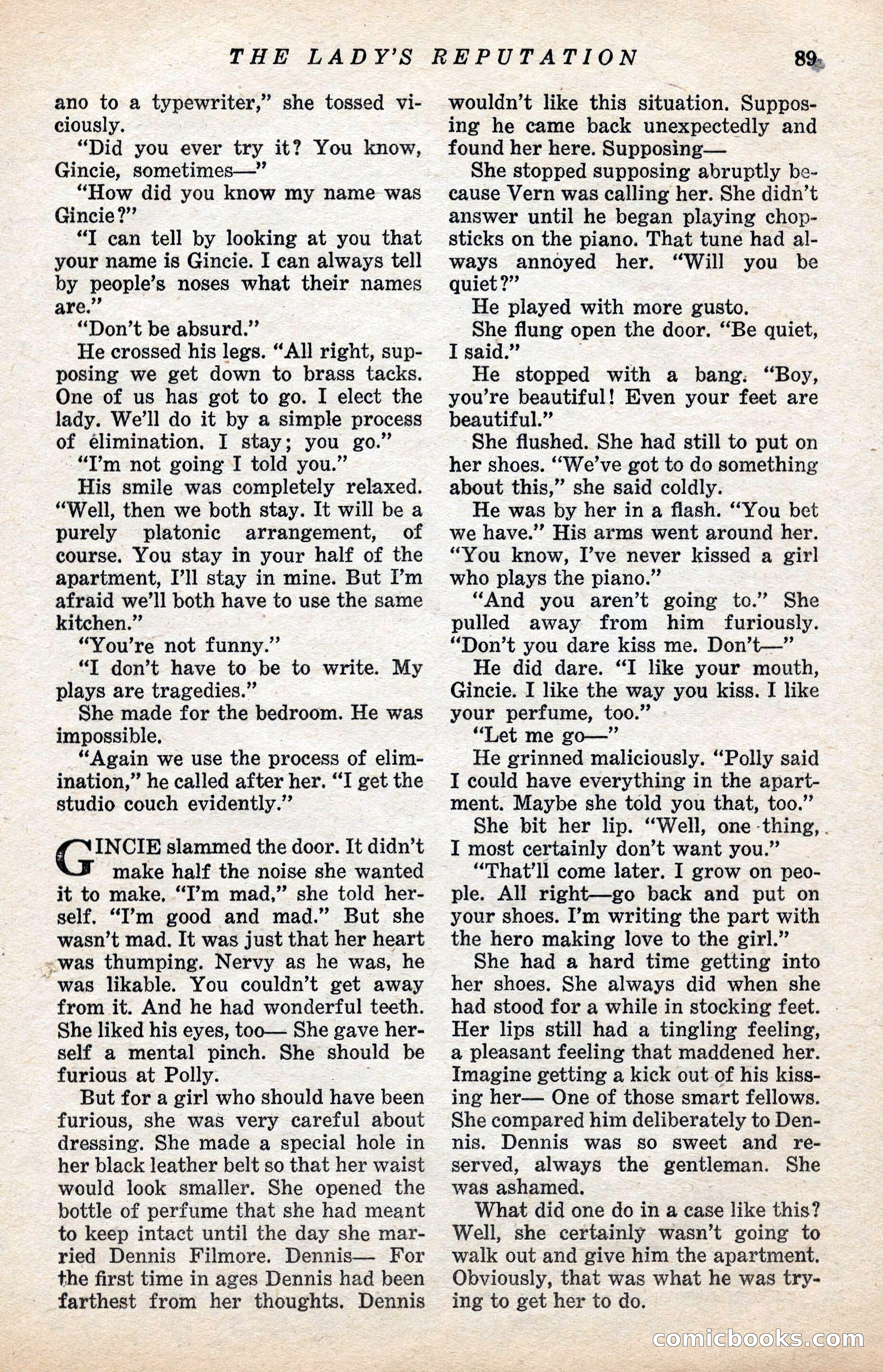 Ten-Story Love Magazine, January 1941 — page 91 of 116
