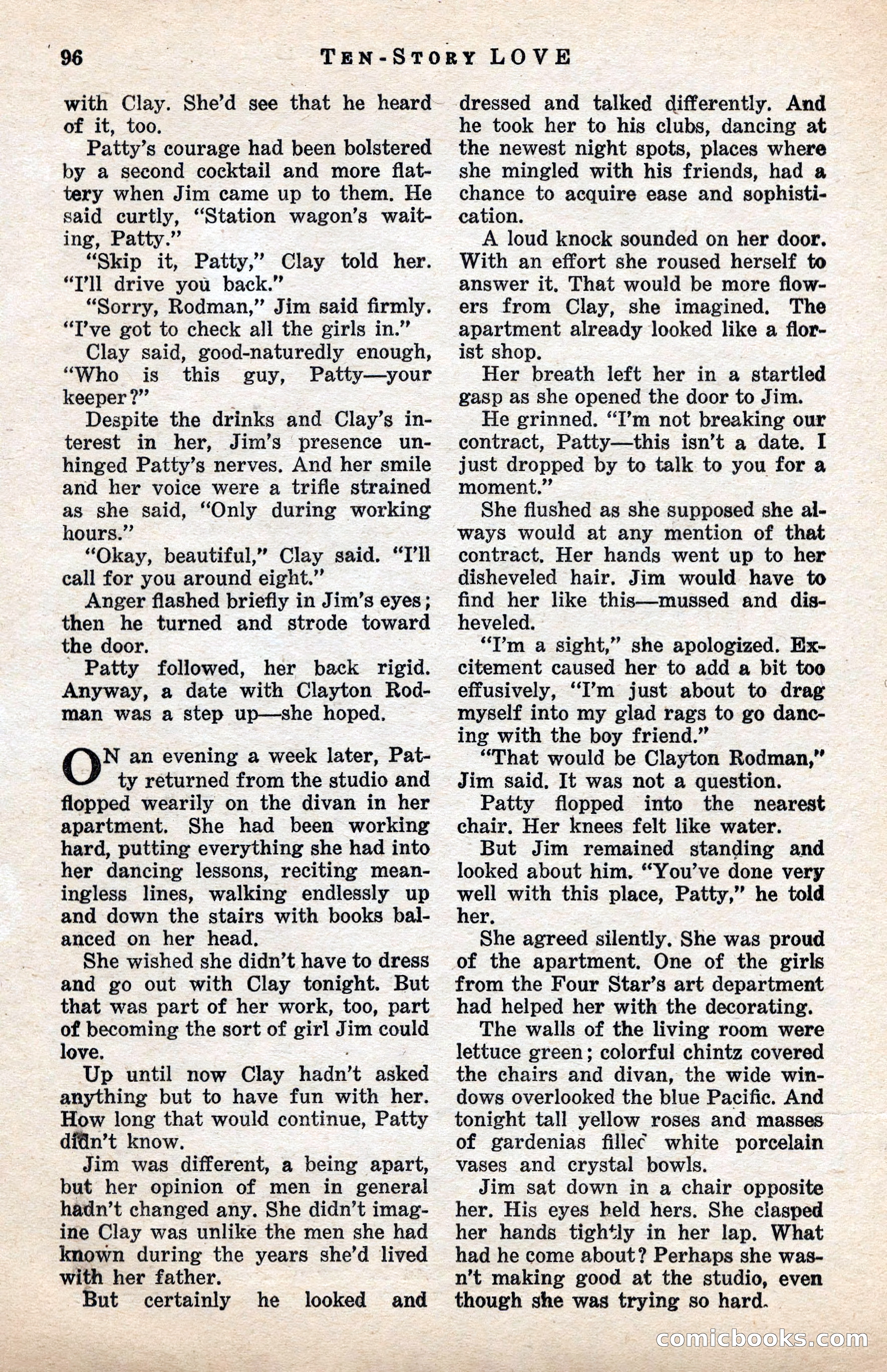 Ten-Story Love Magazine, January 1941 — page 98 of 116