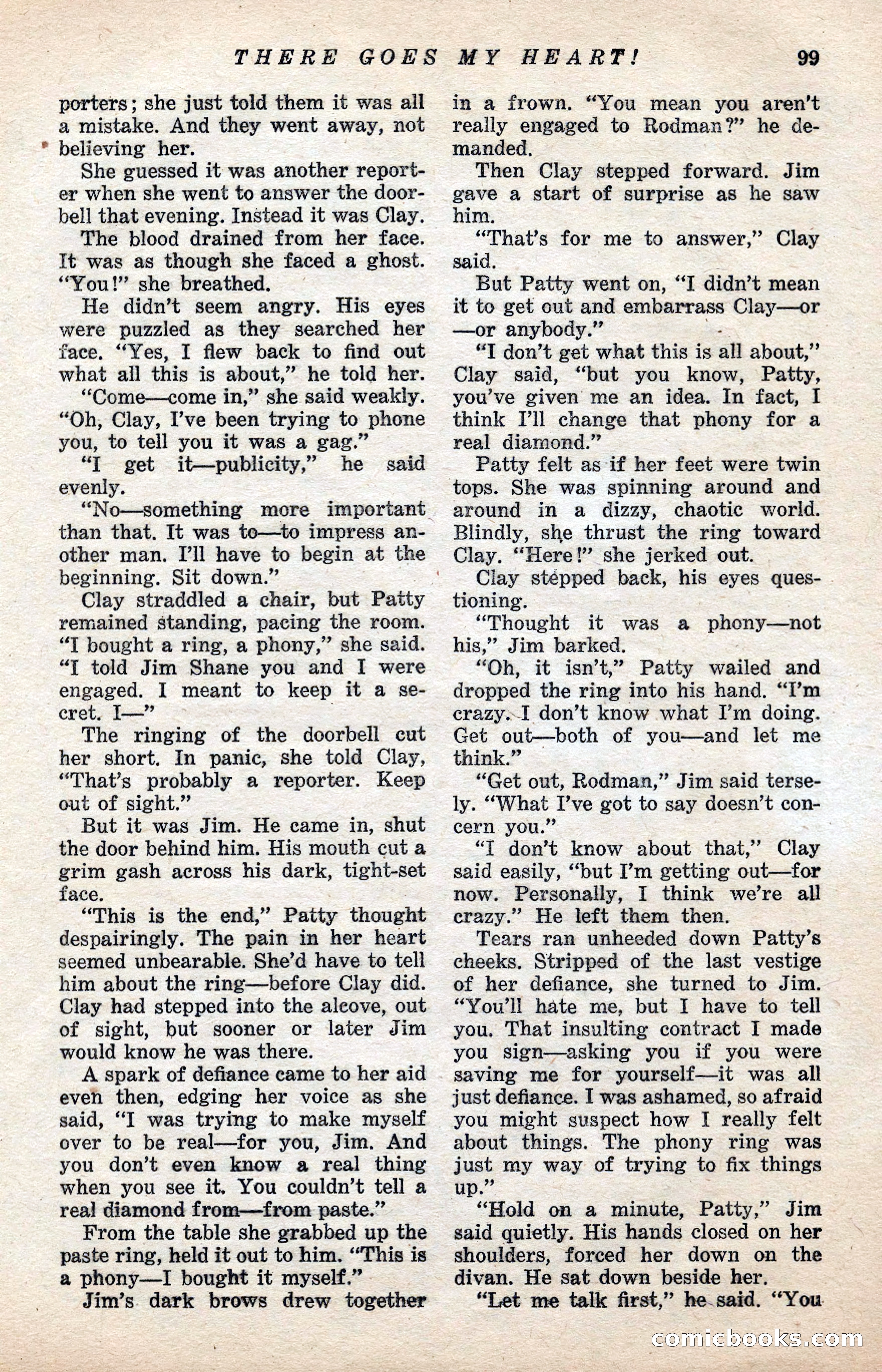 Ten-Story Love Magazine, January 1941 — page 101 of 116