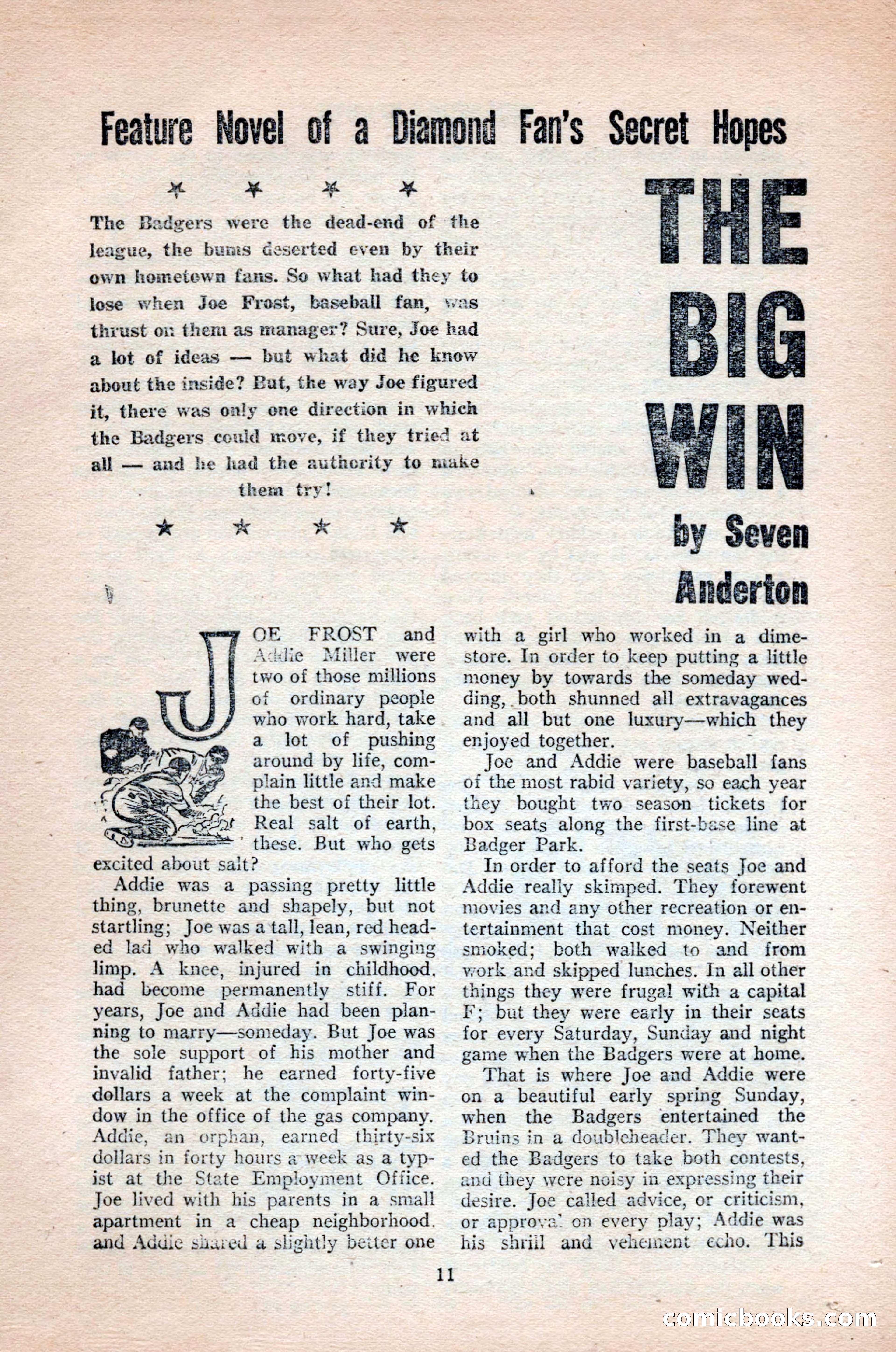 Ten-Story Sports, October 1952 — page 11 of 132