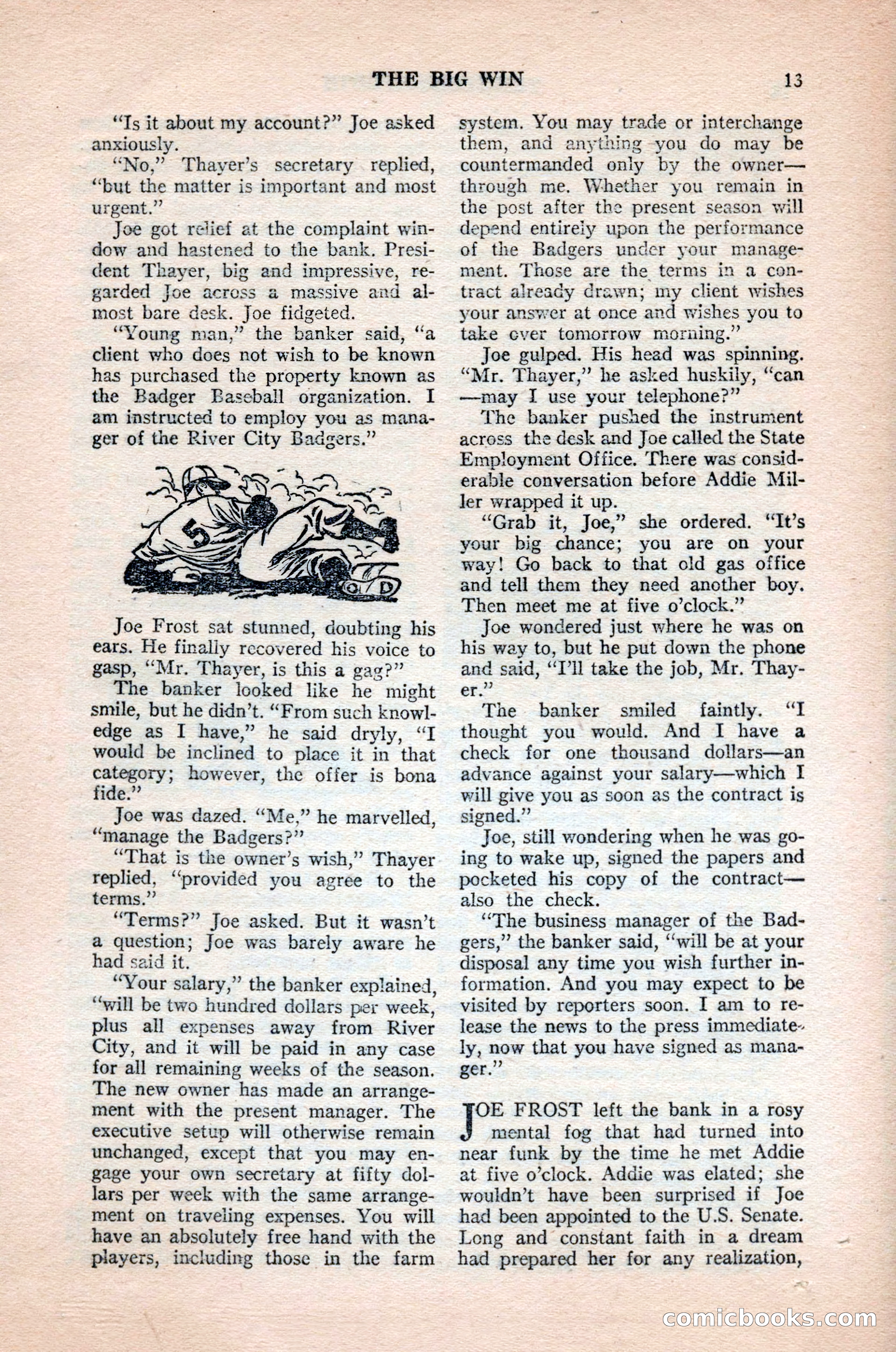 Ten-Story Sports, October 1952 — page 13 of 132