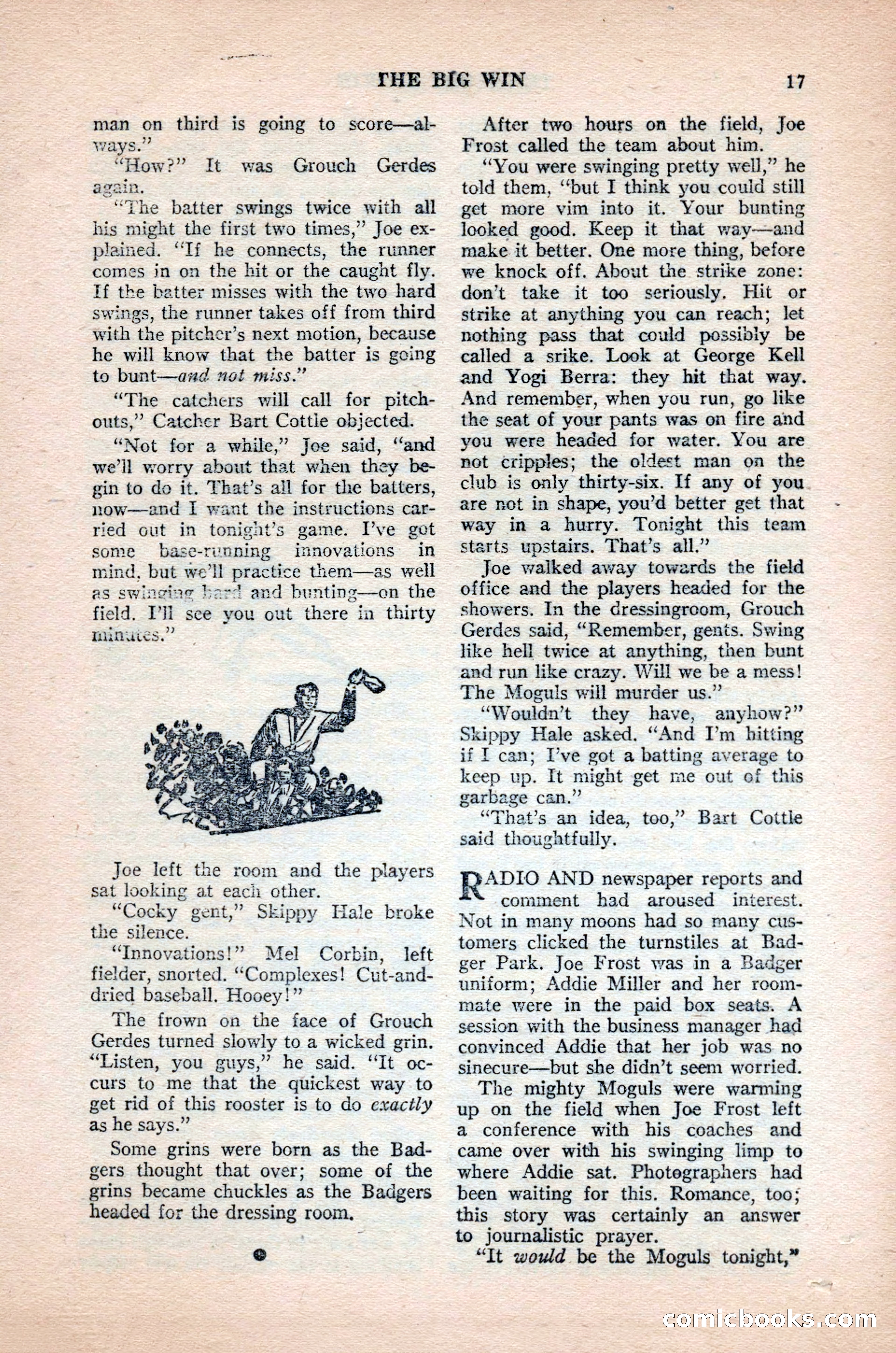 Ten-Story Sports, October 1952 — page 17 of 132