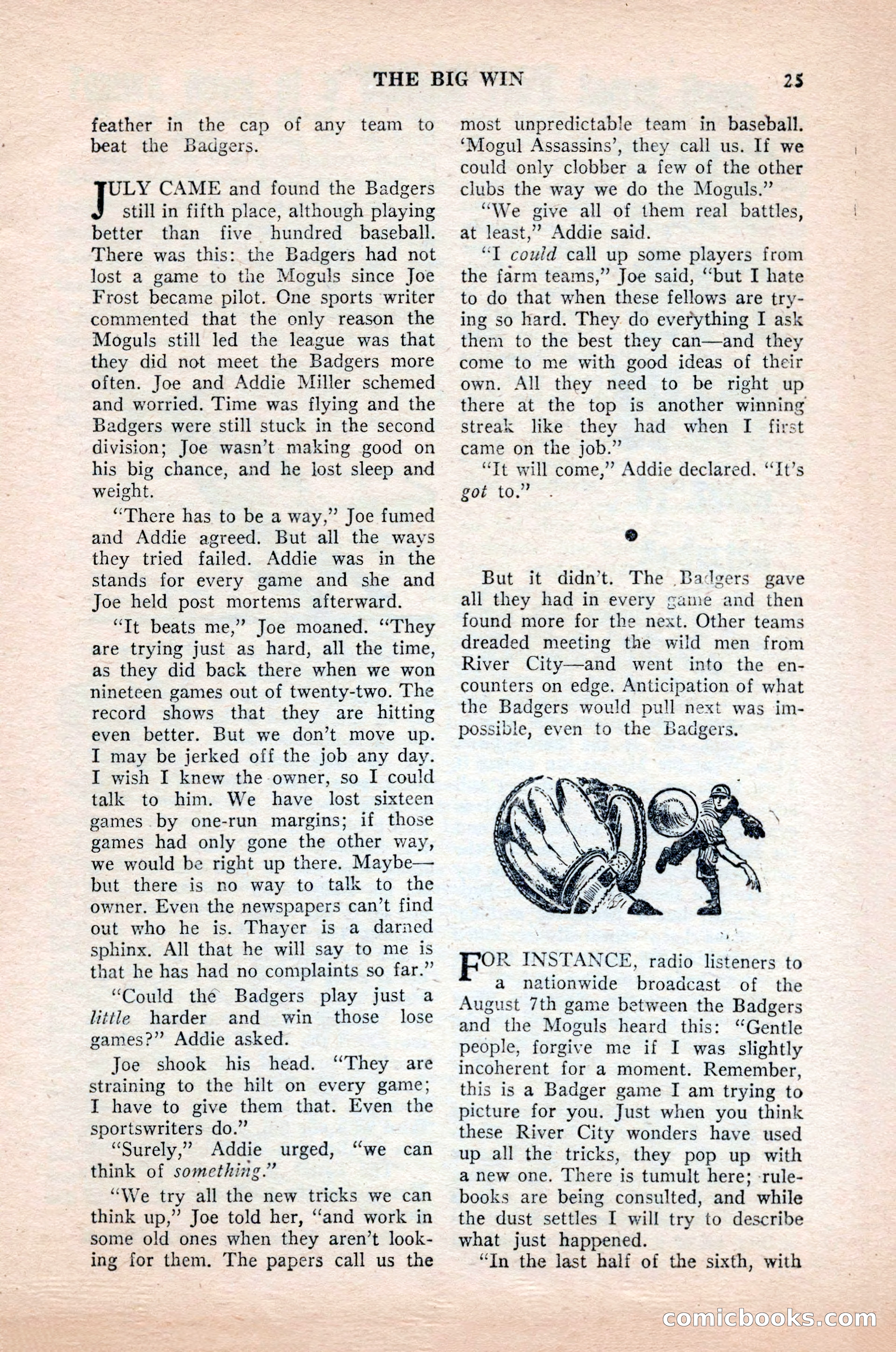 Ten-Story Sports, October 1952 — page 25 of 132