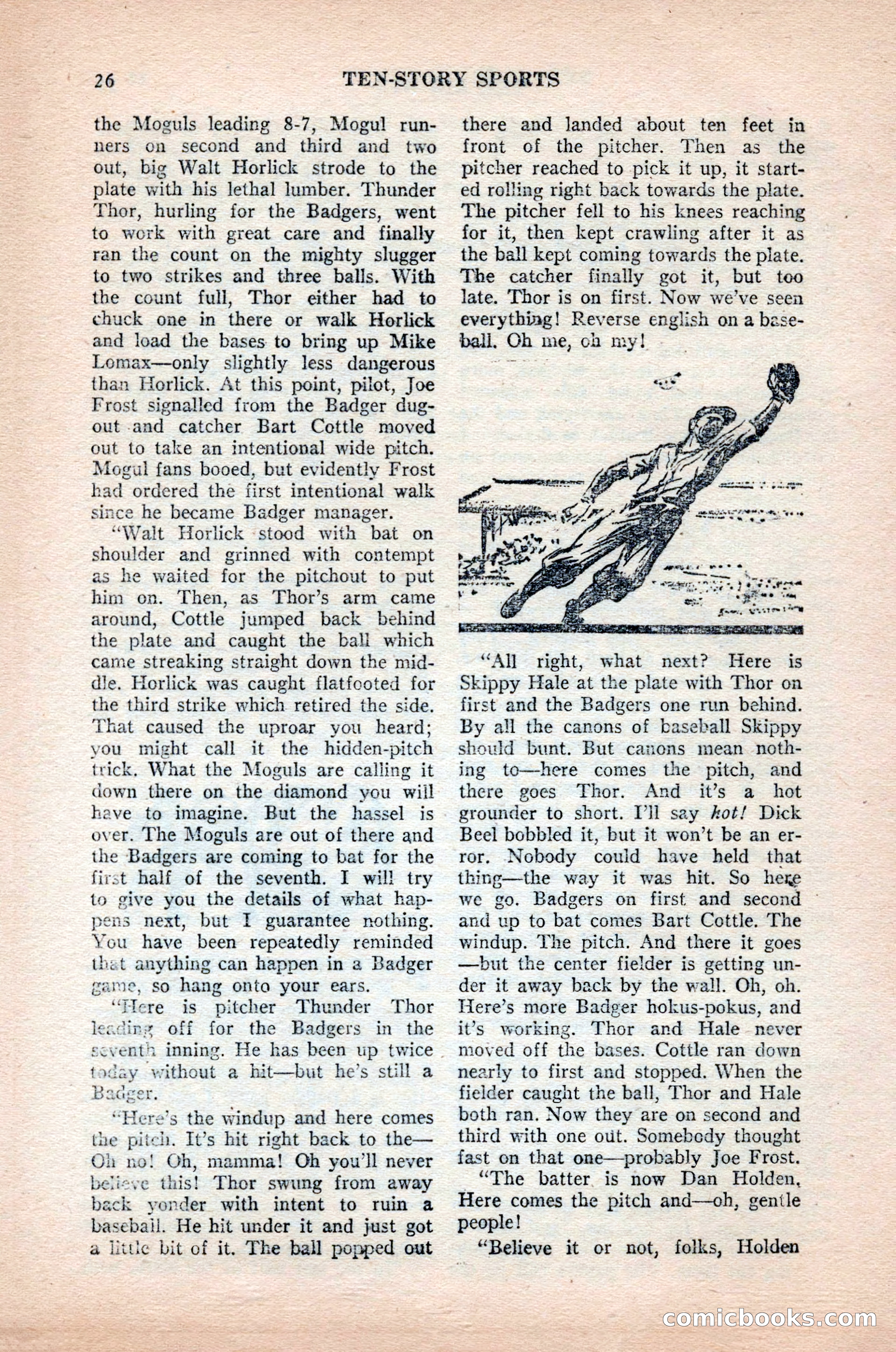 Ten-Story Sports, October 1952 — page 26 of 132