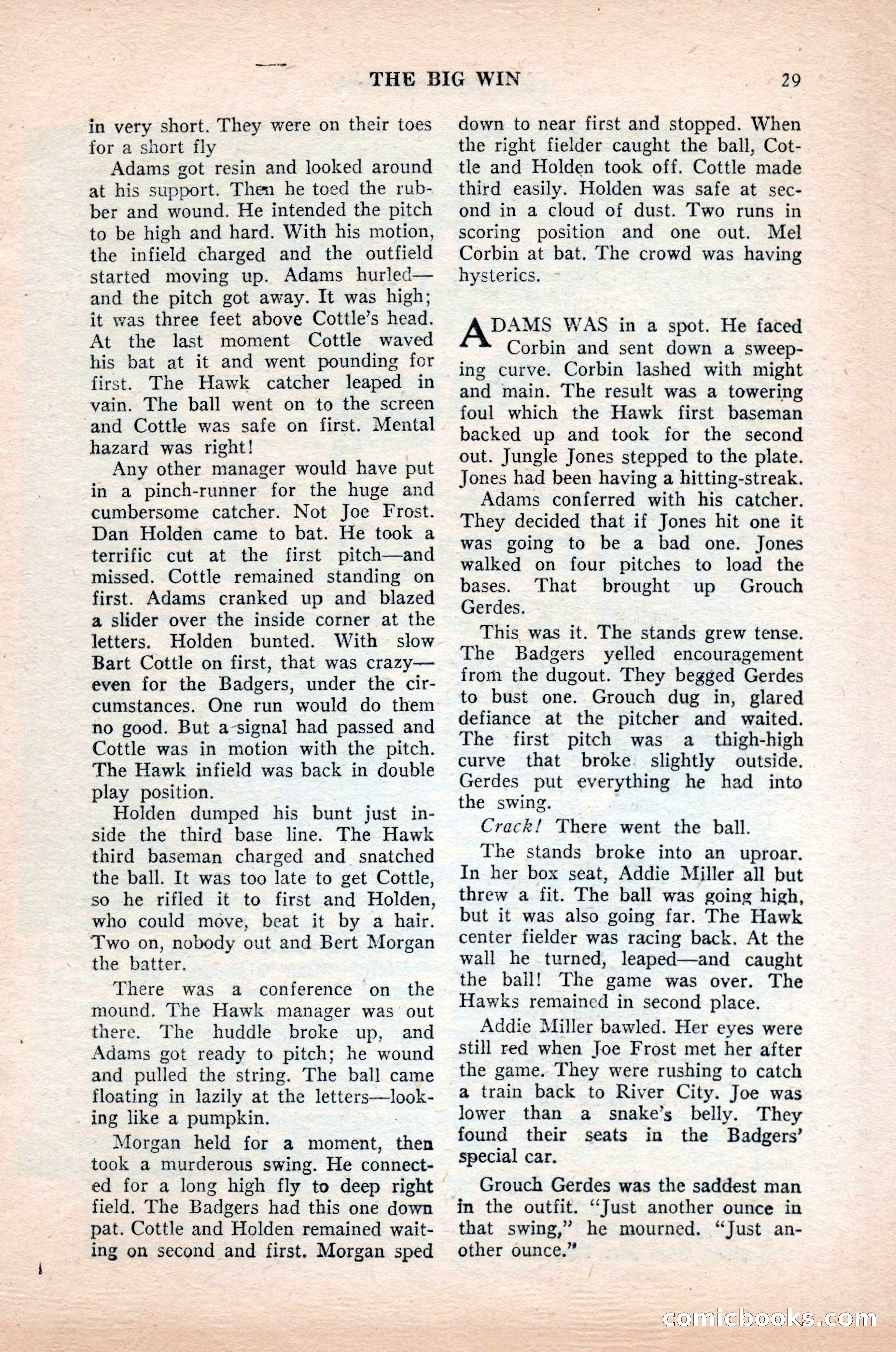 Ten-Story Sports, October 1952 — page 29 of 132