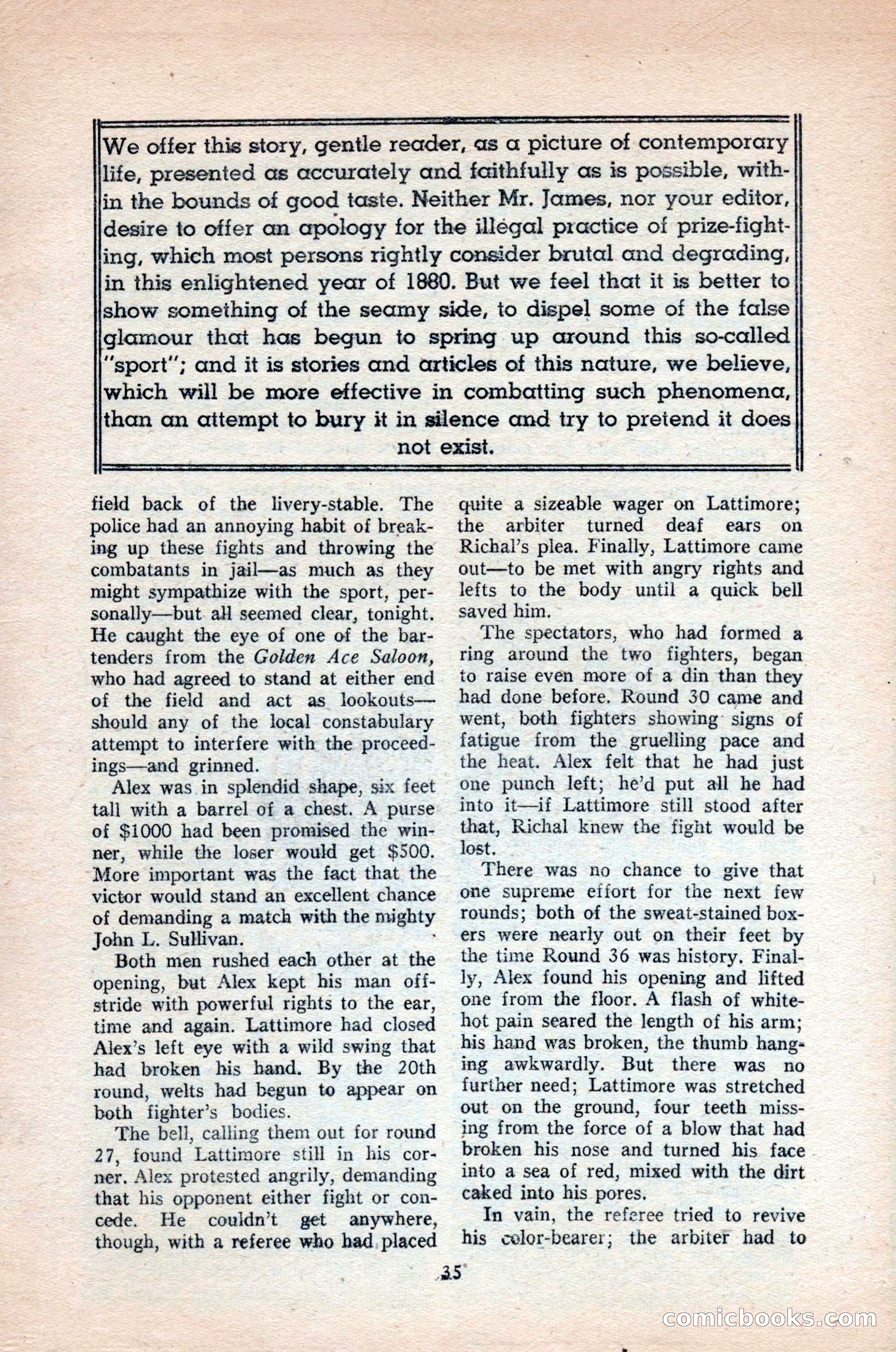 Ten-Story Sports, October 1952 — page 35 of 132
