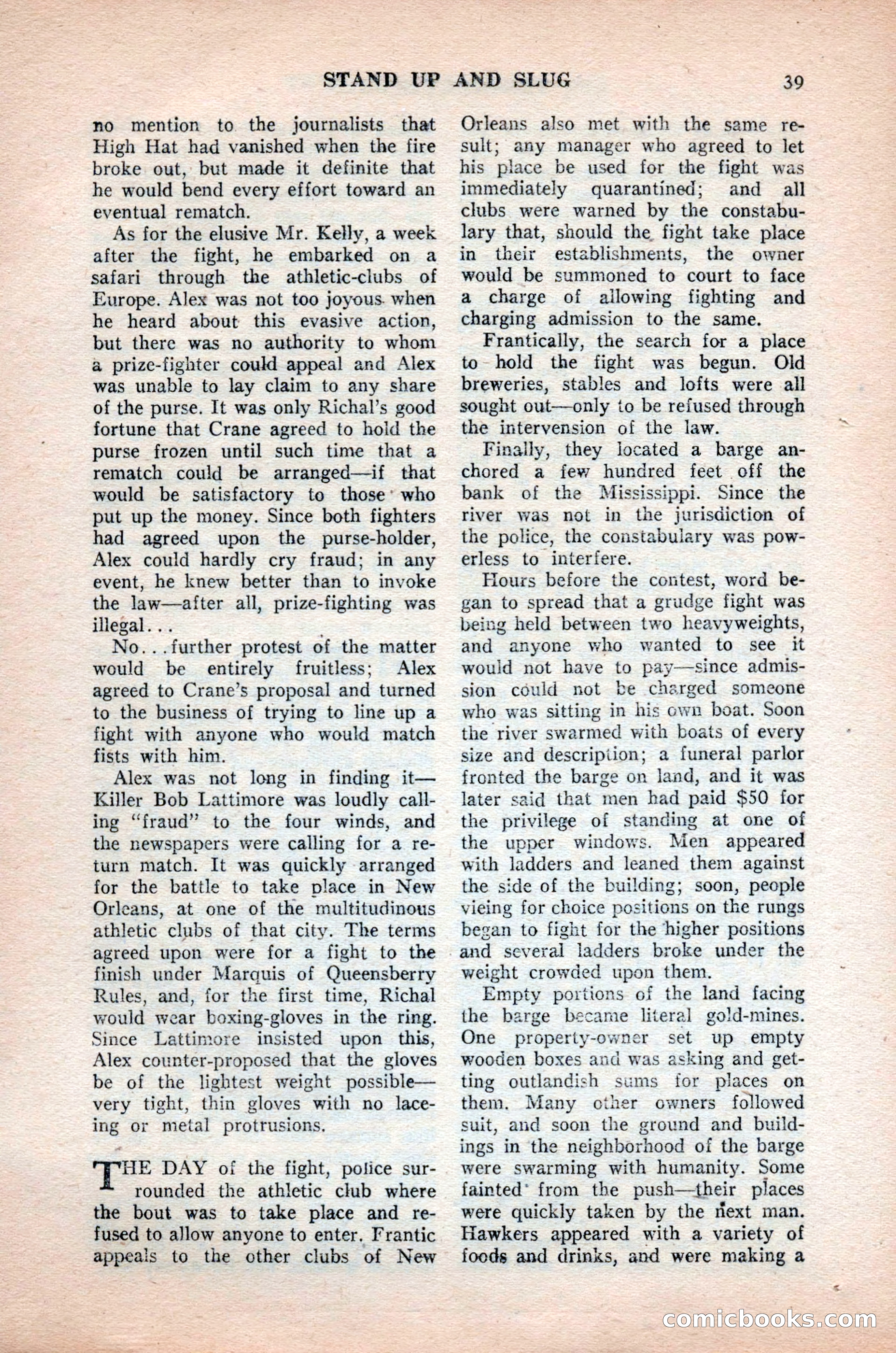 Ten-Story Sports, October 1952 — page 39 of 132