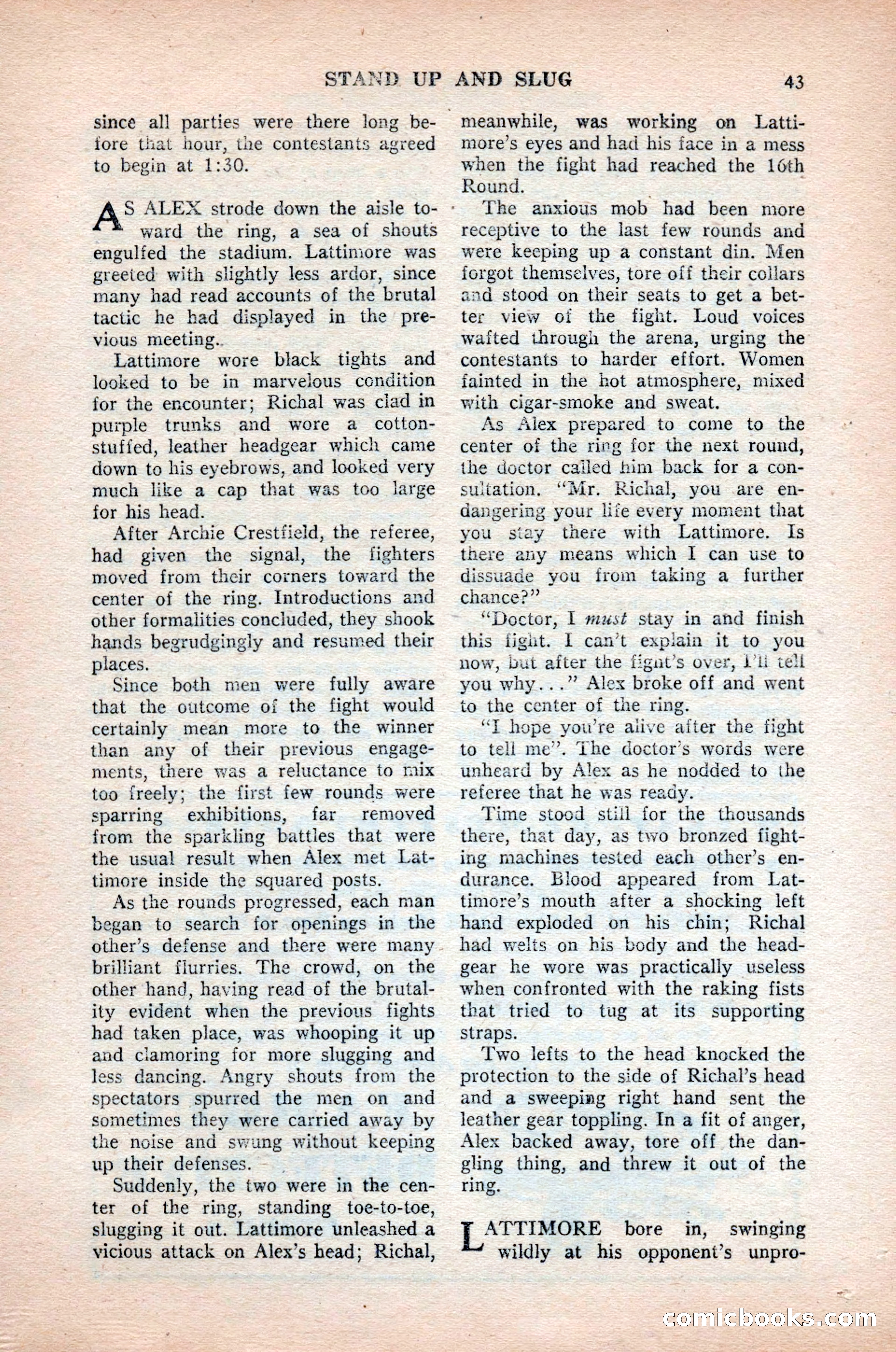 Ten-Story Sports, October 1952 — page 43 of 132