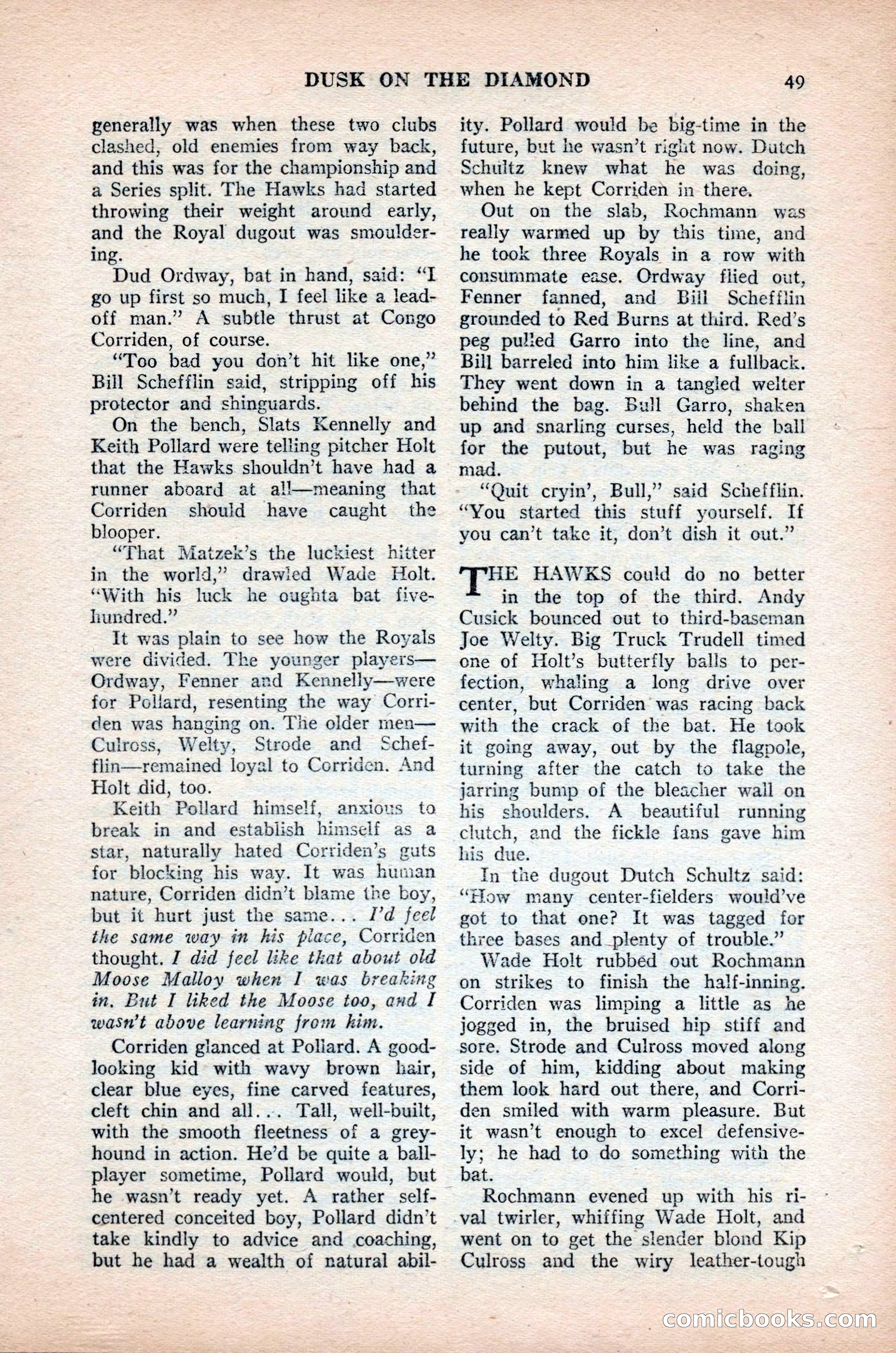 Ten-Story Sports, October 1952 — page 49 of 132