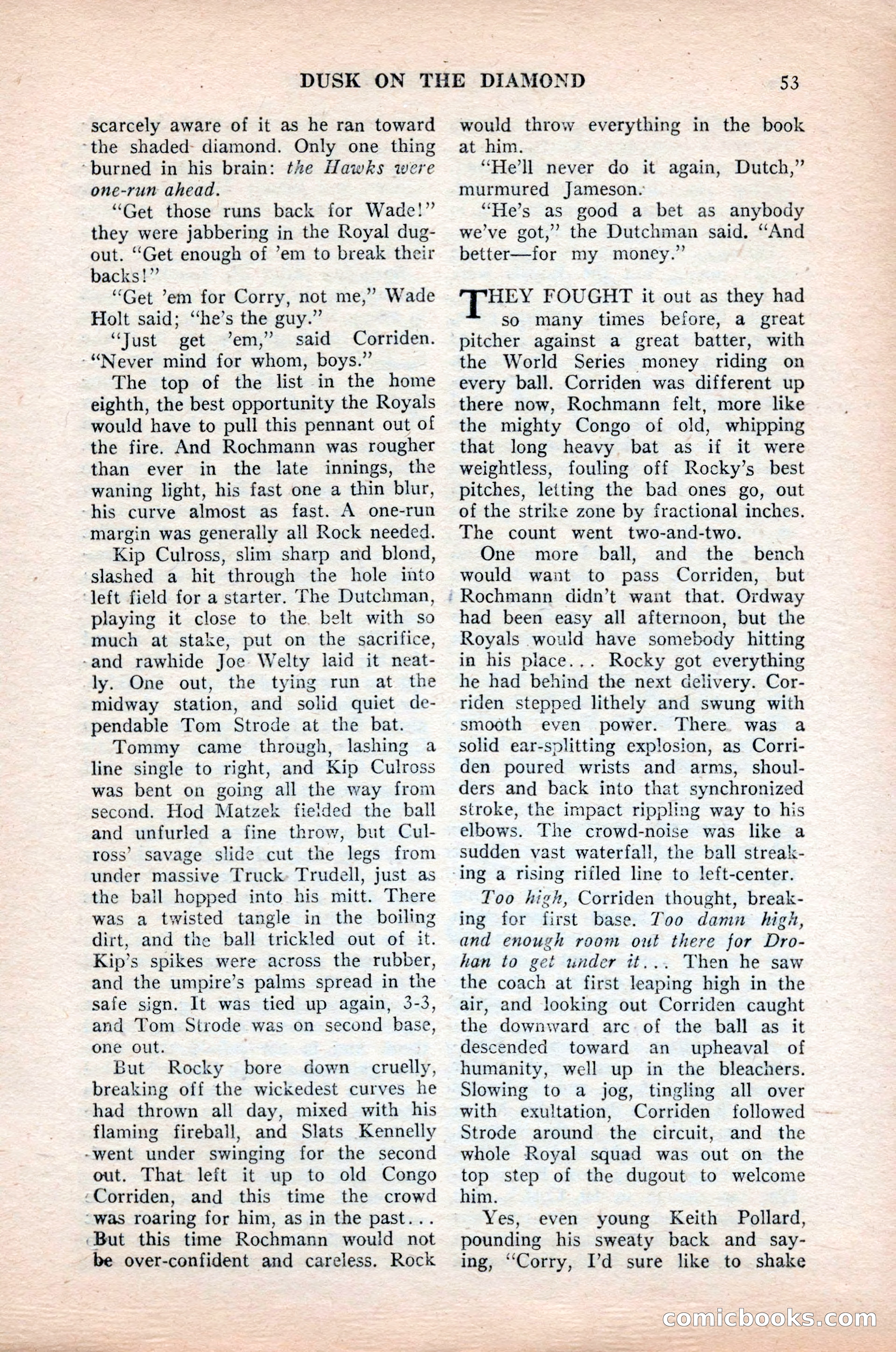 Ten-Story Sports, October 1952 — page 53 of 132