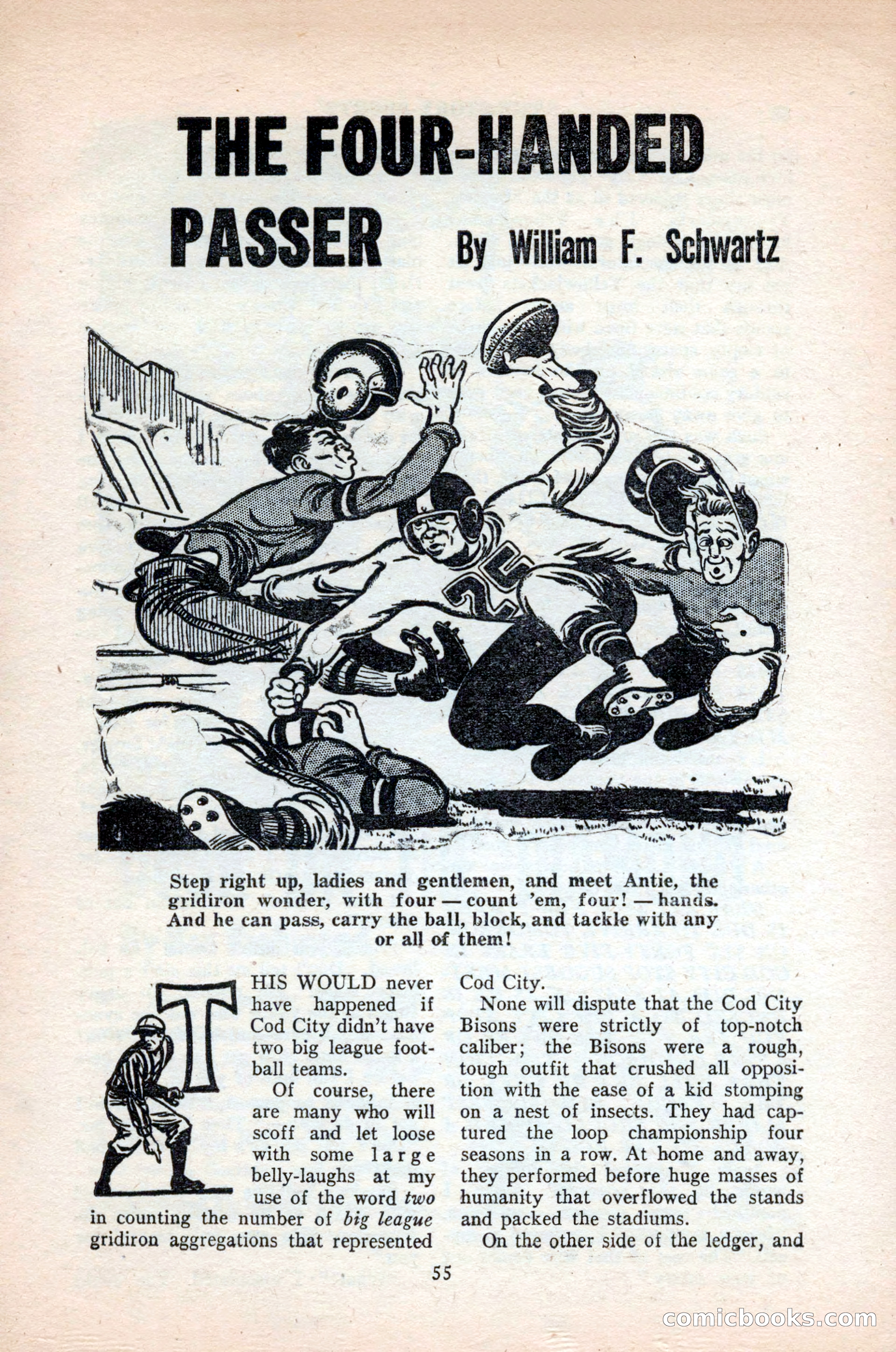 Ten-Story Sports, October 1952 — page 55 of 132