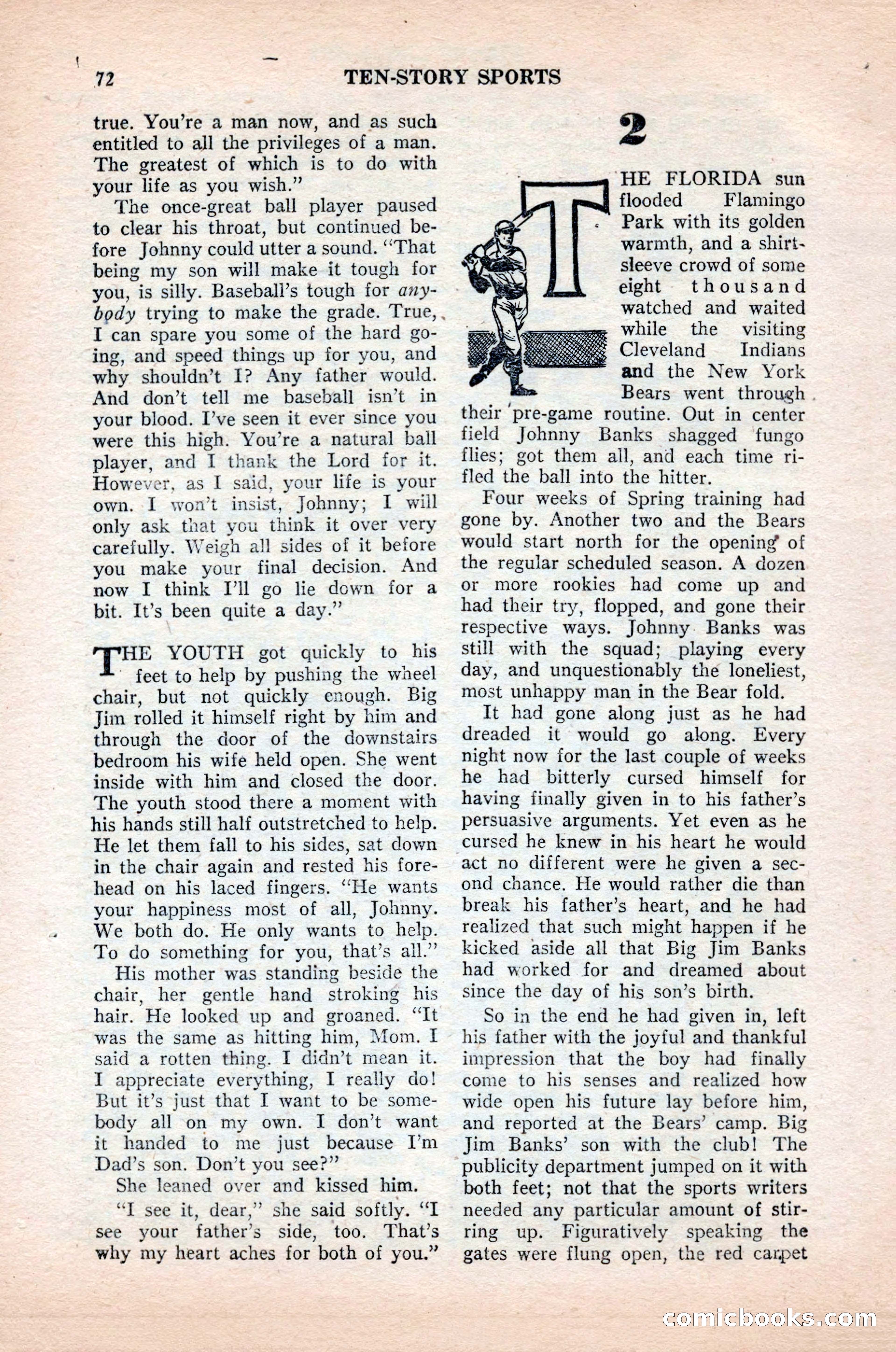 Ten-Story Sports, October 1952 — page 72 of 132
