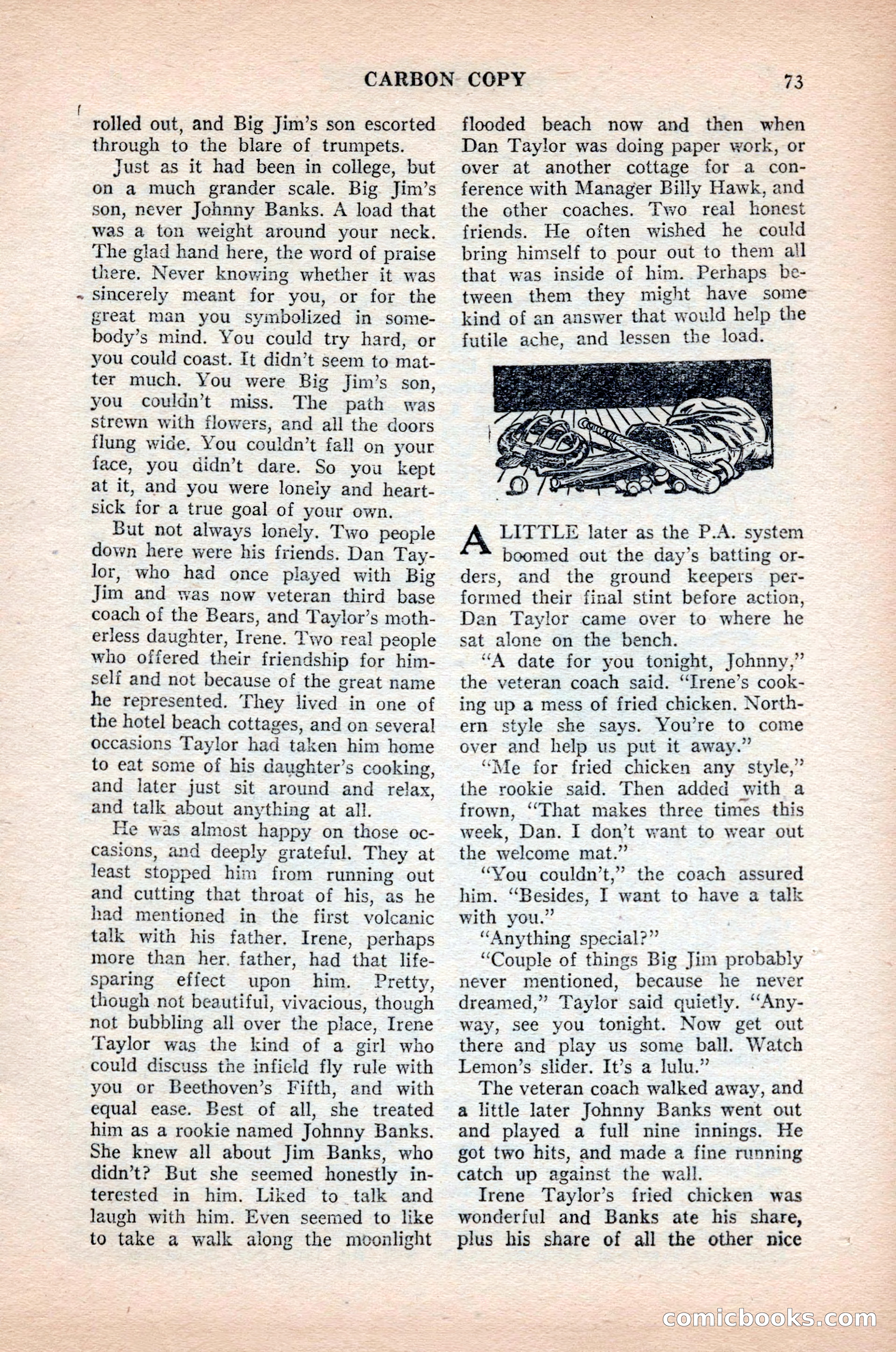 Ten-Story Sports, October 1952 — page 73 of 132