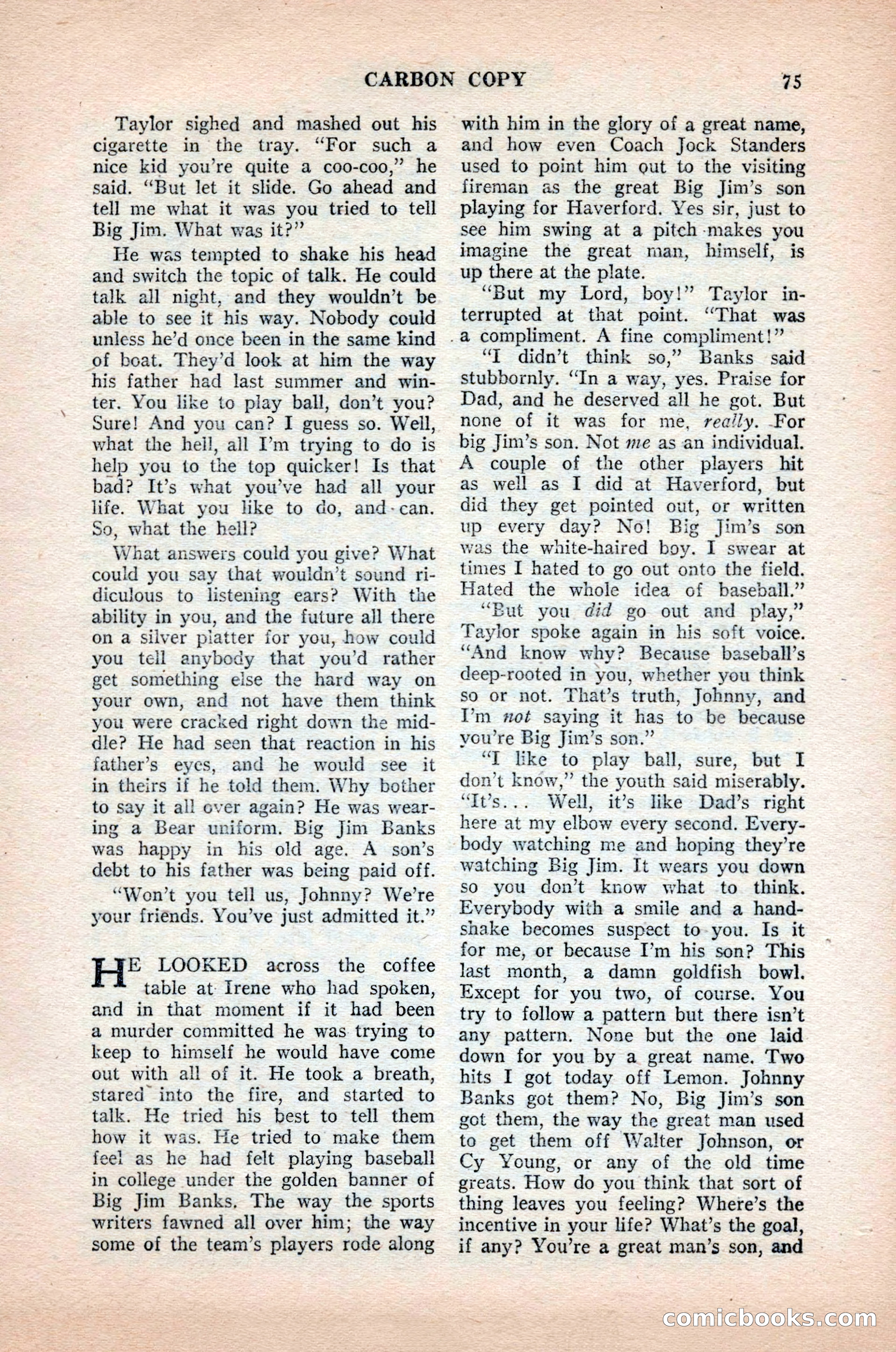 Ten-Story Sports, October 1952 — page 75 of 132