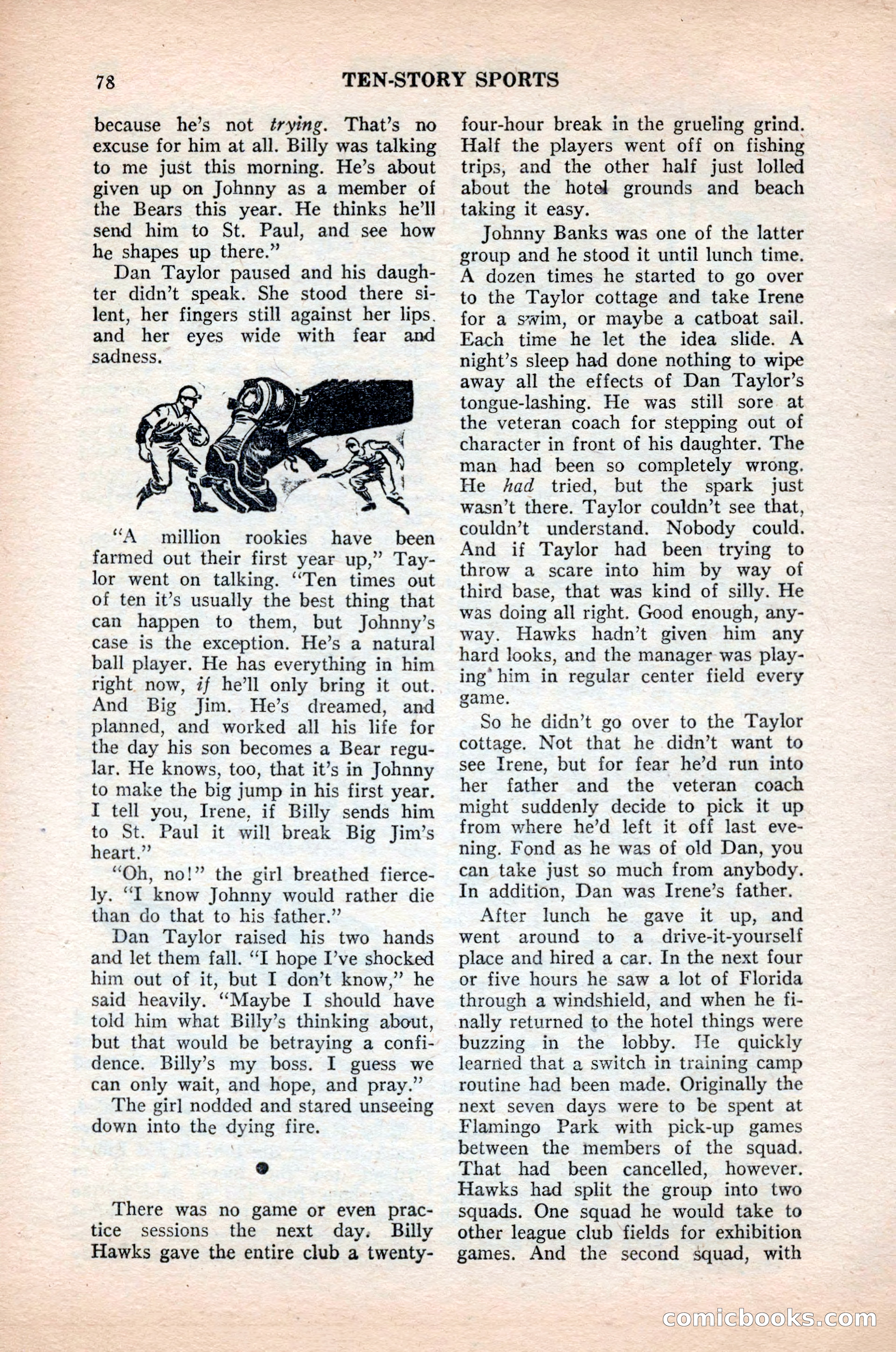 Ten-Story Sports, October 1952 — page 78 of 132